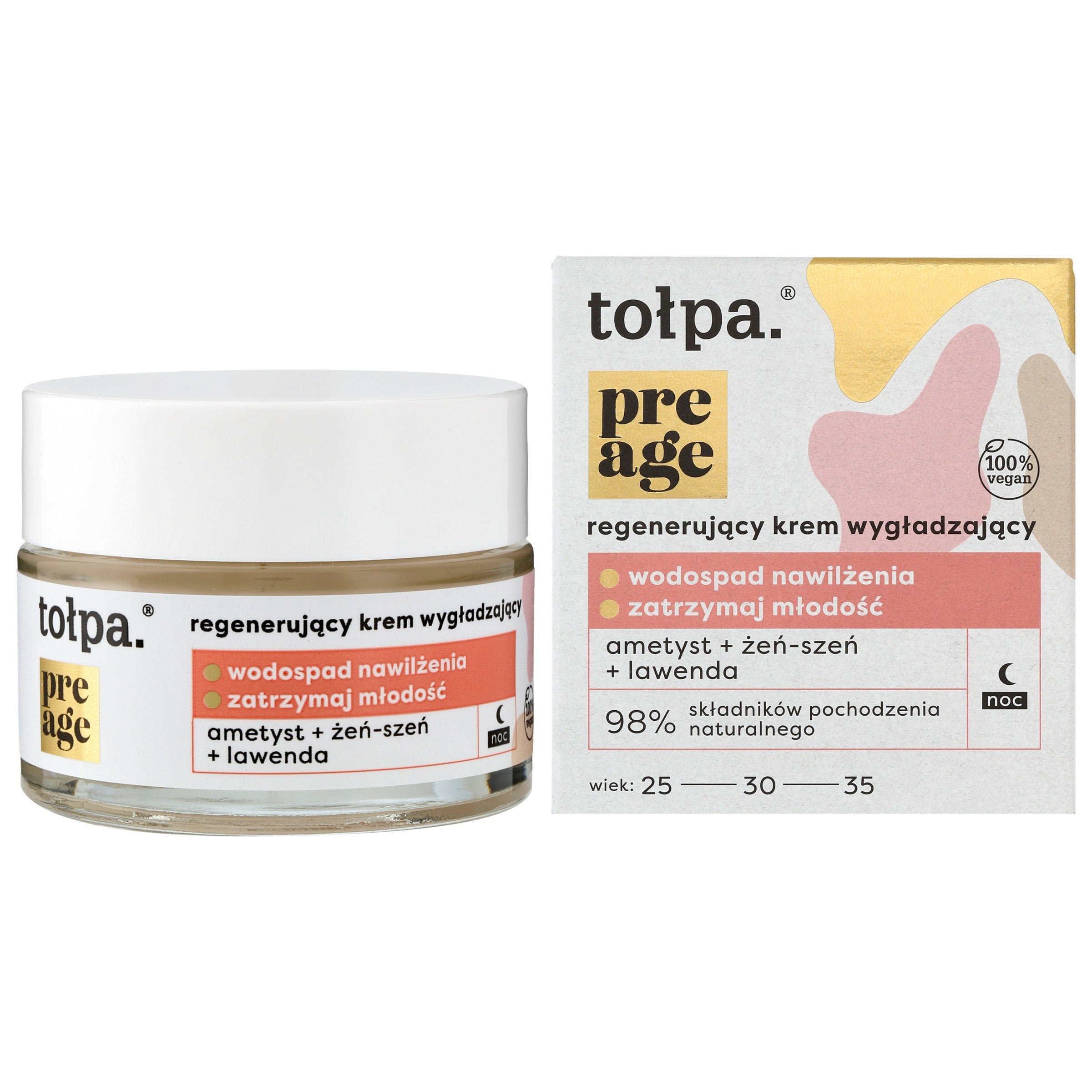 TOŁPA Pre Age Regenerating Smoothing Night Cream 50 ml | Vaistine1.lt