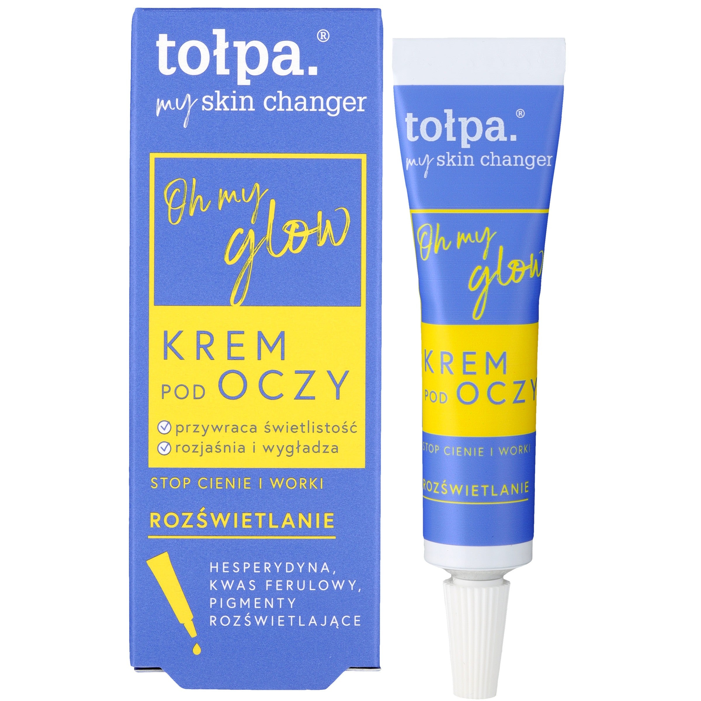 TOŁPA My Skin Changer Eye Cream Oh My Glow - illuminating 10 ml | Vaistine1.lt