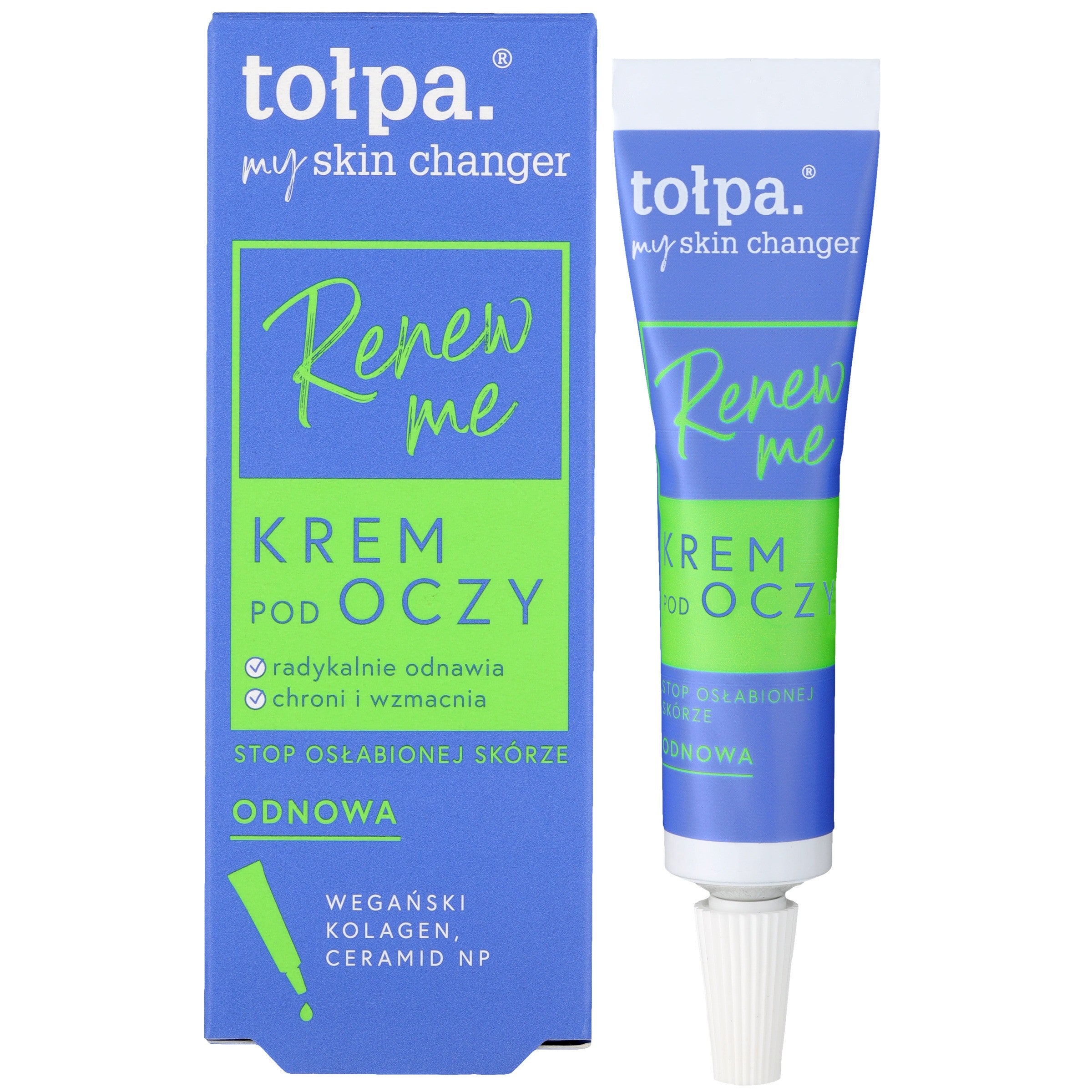 TOŁPA My Skin Changer Eye Cream Renew Me - renewal 10 ml | Vaistine1.lt