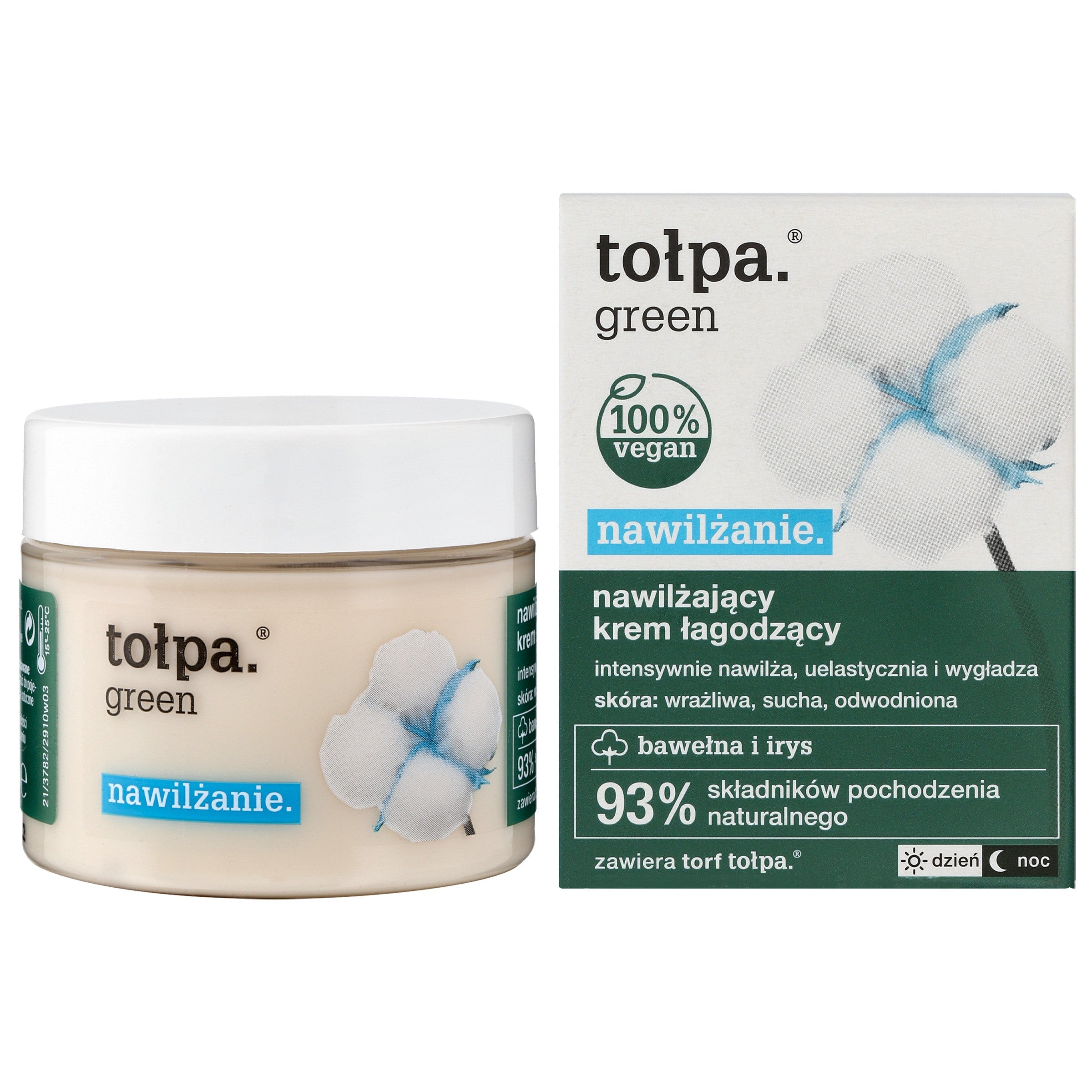 TOŁPA Green Moisturizing Soothing Cream 50 ml | Vaistine1.lt