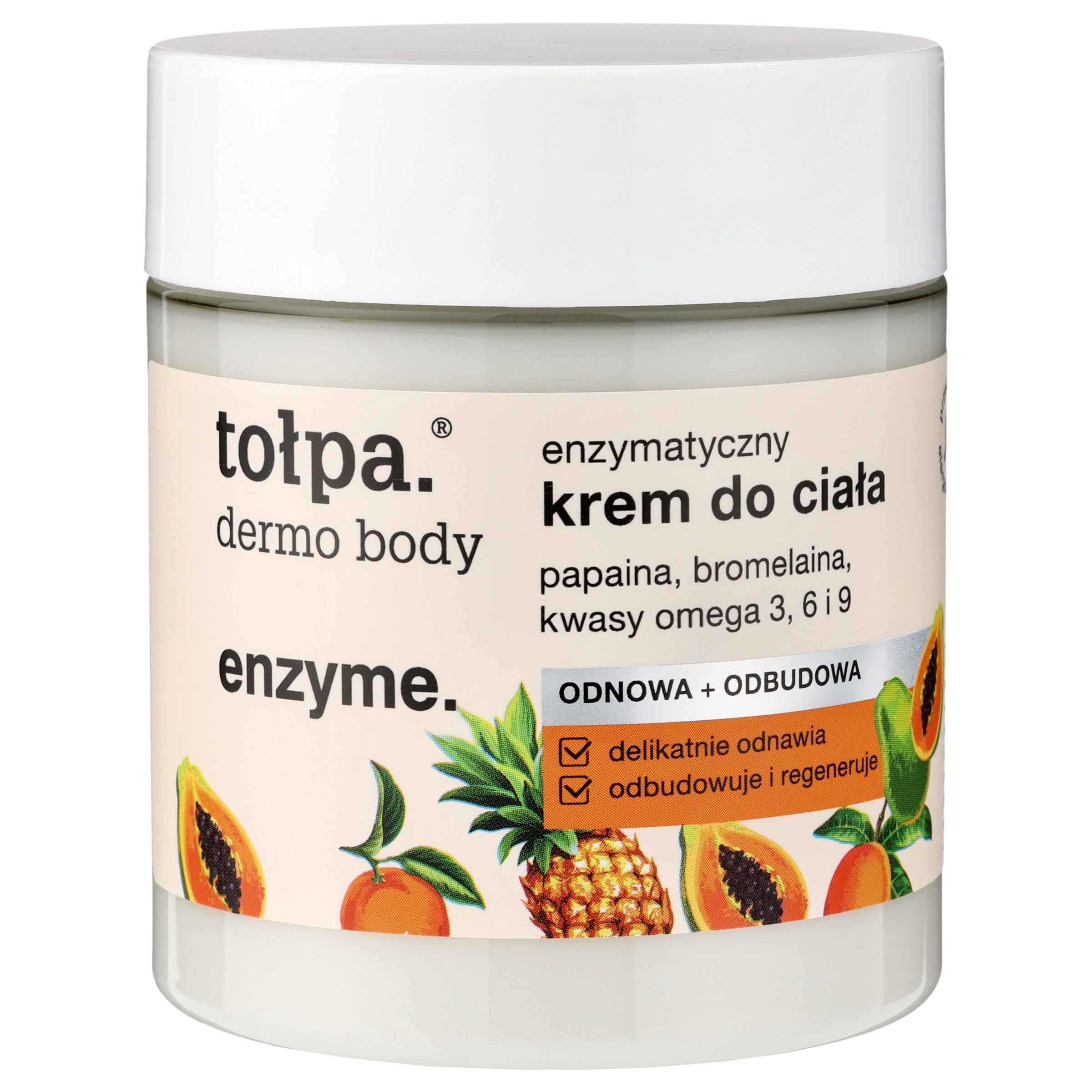 TOŁPA Dermo Body Enzyme fermentinis kūno kremas 250 | Vaistine1.lt