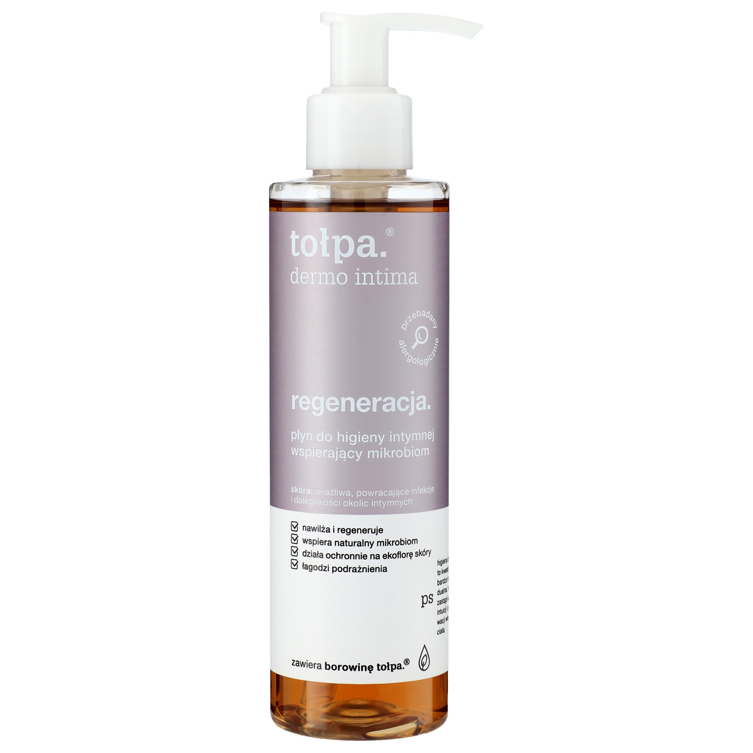 TOŁPA Dermo Intima Regenerating Liquid for intimate hygiene supporting the microbiome 195 ml | Vaistine1.lt