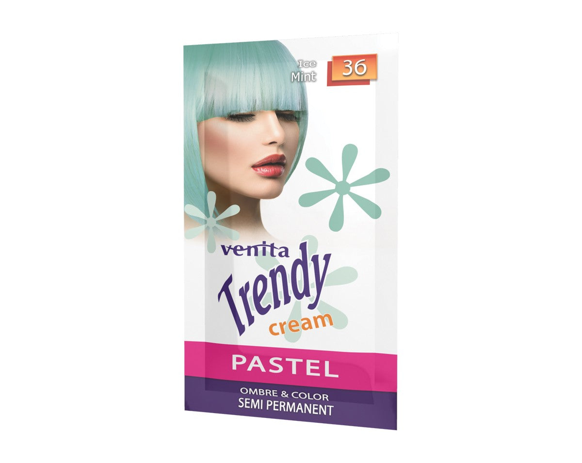 VENITA Trendy Cream Ultra Hair Coloring Cream 36 Ice Mint 35 g | Vaistine1.lt