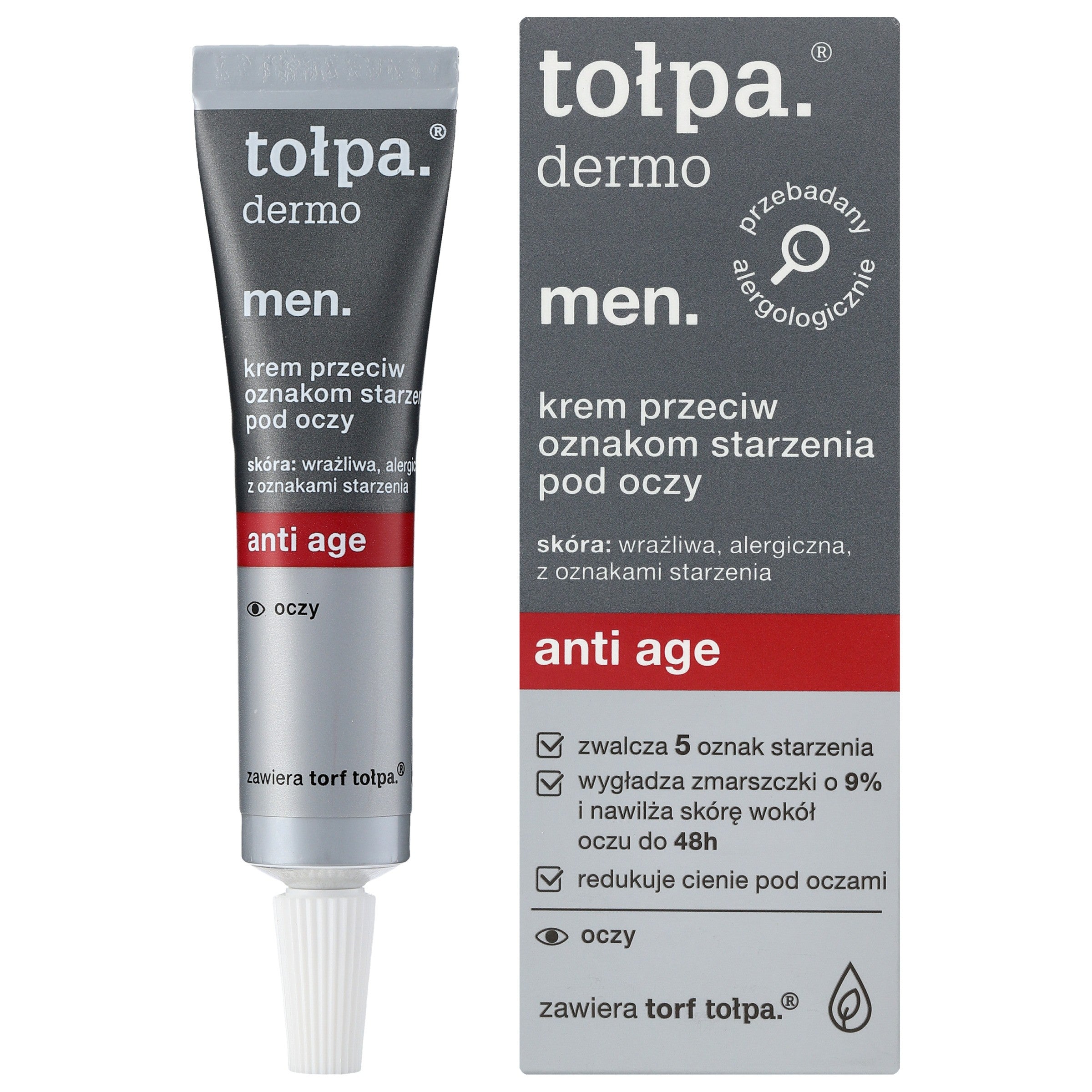 TOŁPA Dermo Men Anti-Aging Eye Cream 10 ml | Vaistine1.lt