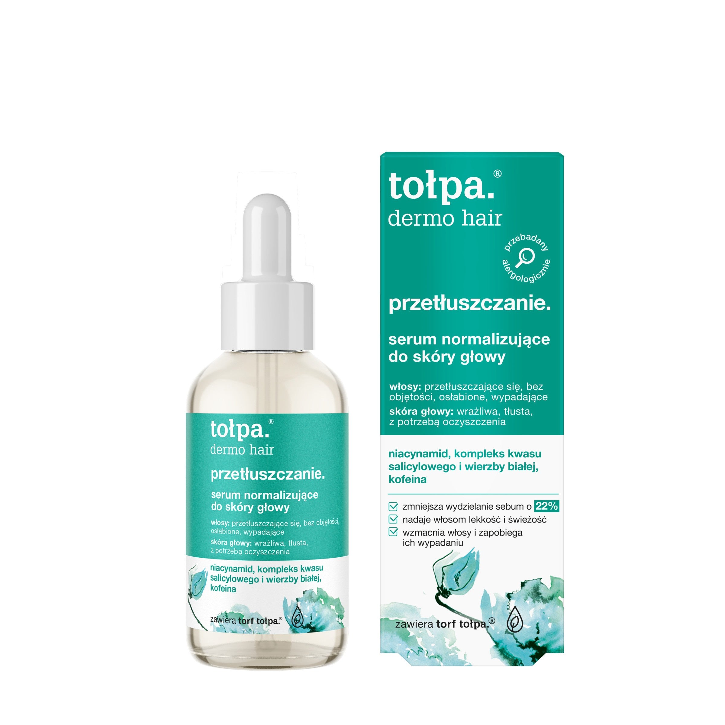 TOŁPA Dermo Hair Oily Hair Normalizing Serum for the Scalp 75 ml | Vaistine1.lt