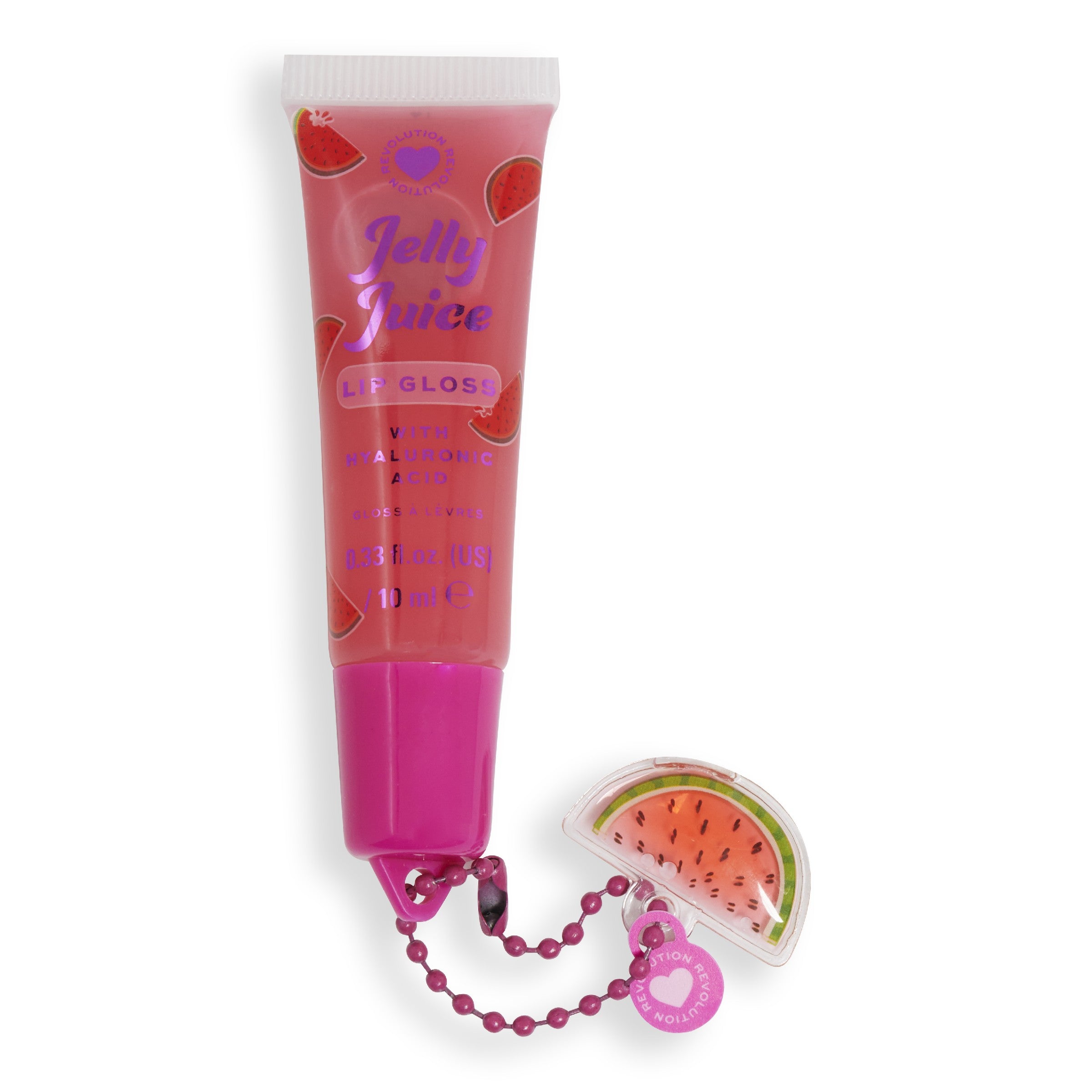 I HEART REVOLUTION Jelly Juice Lip Gloss - Watermelon 10 ml | Vaistine1.lt