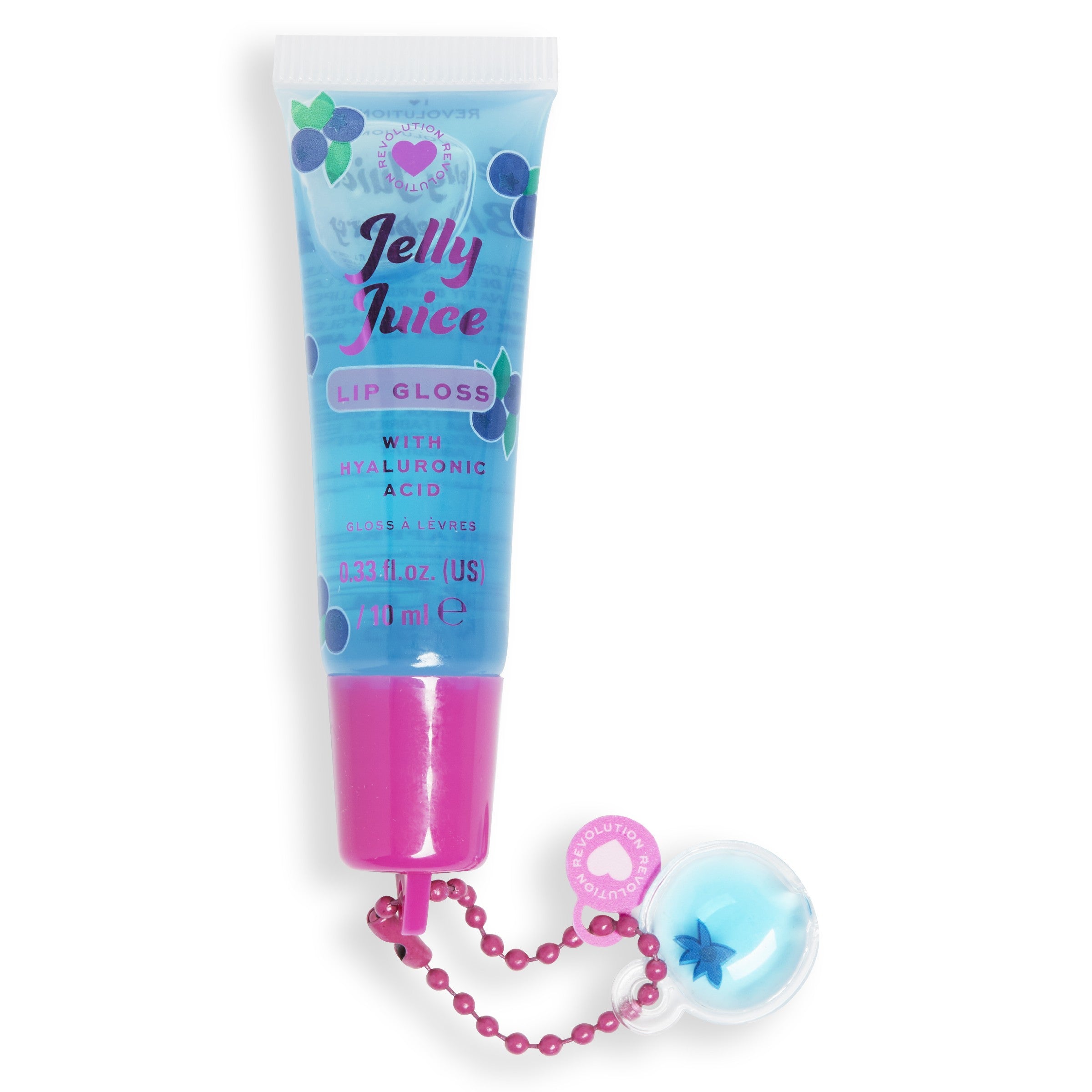 I HEART REVOLUTION Jelly Juice Lip Gloss - Blueberry 10 ml | Vaistine1.lt