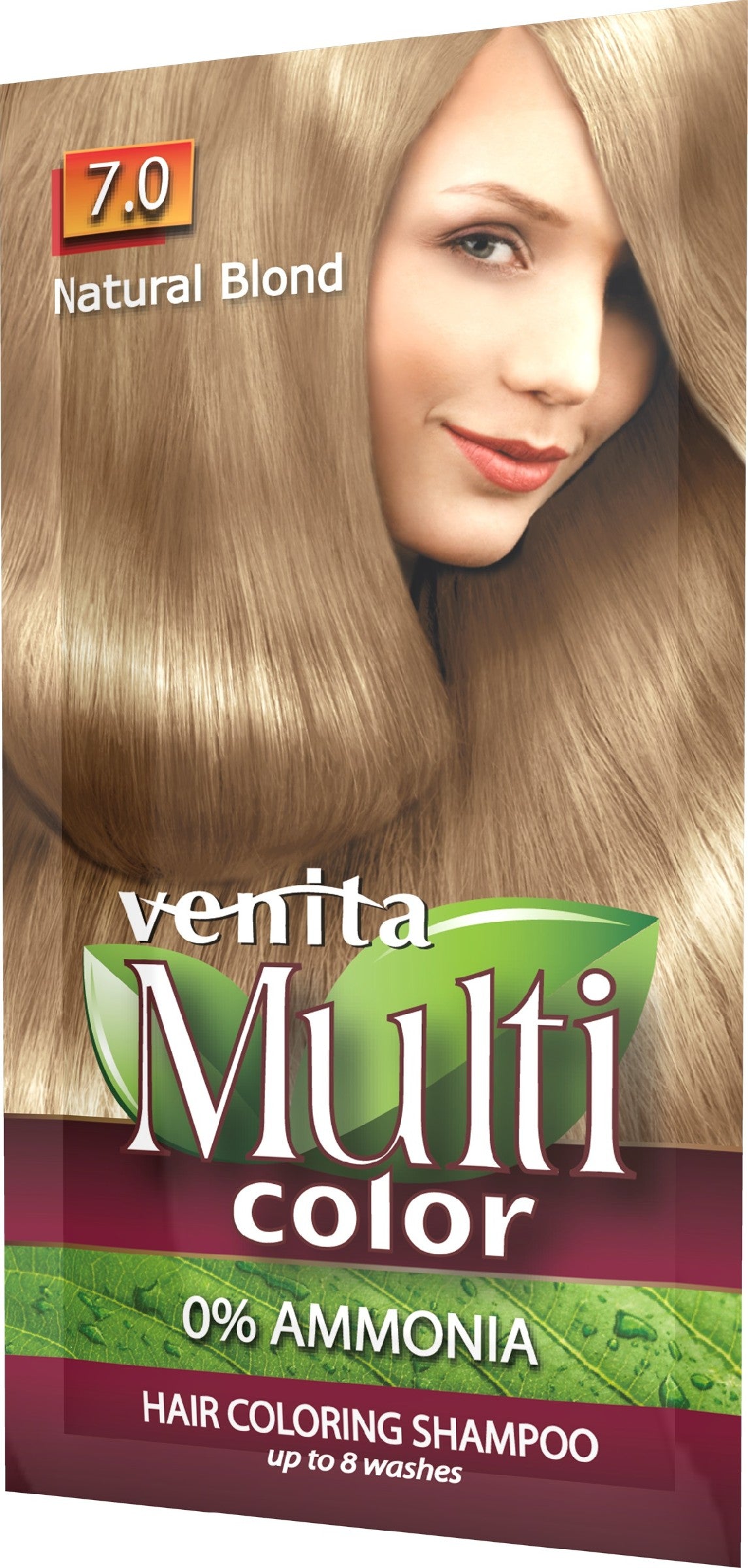 VENITA Multicolor Coloring Shampoo 7.0 Natural Blond 40 g | Vaistine1.lt