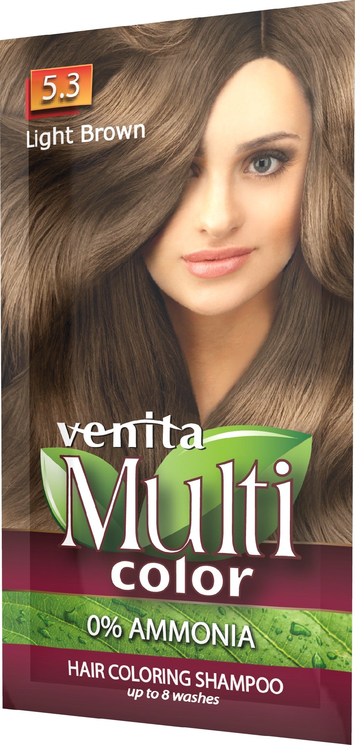 VENITA Multicolor Coloring Shampoo 5.3 Light Brown 40 g | Vaistine1.lt