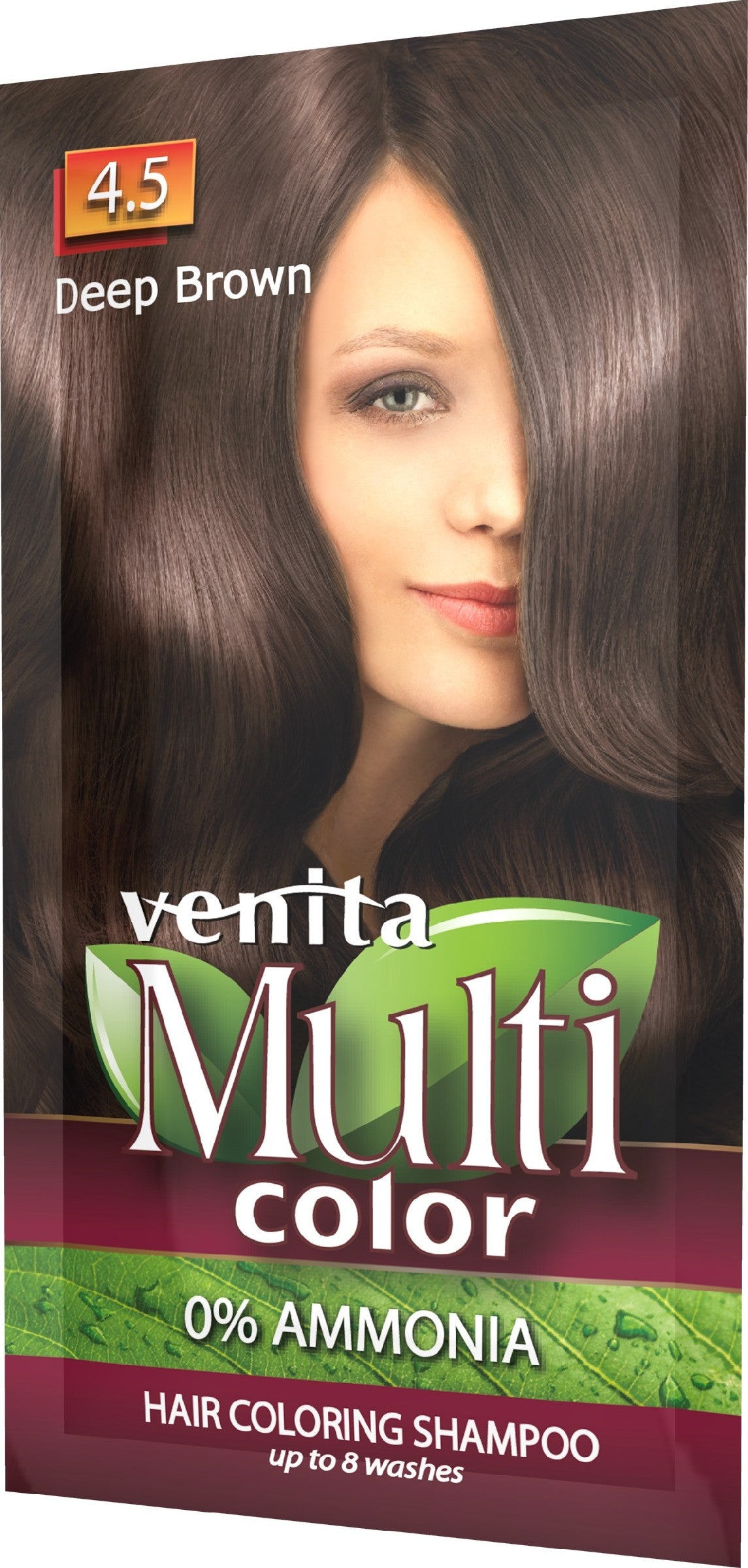 VENITA Multicolor Coloring Shampoo 4.5 Deep Brown 40 g | Vaistine1.lt