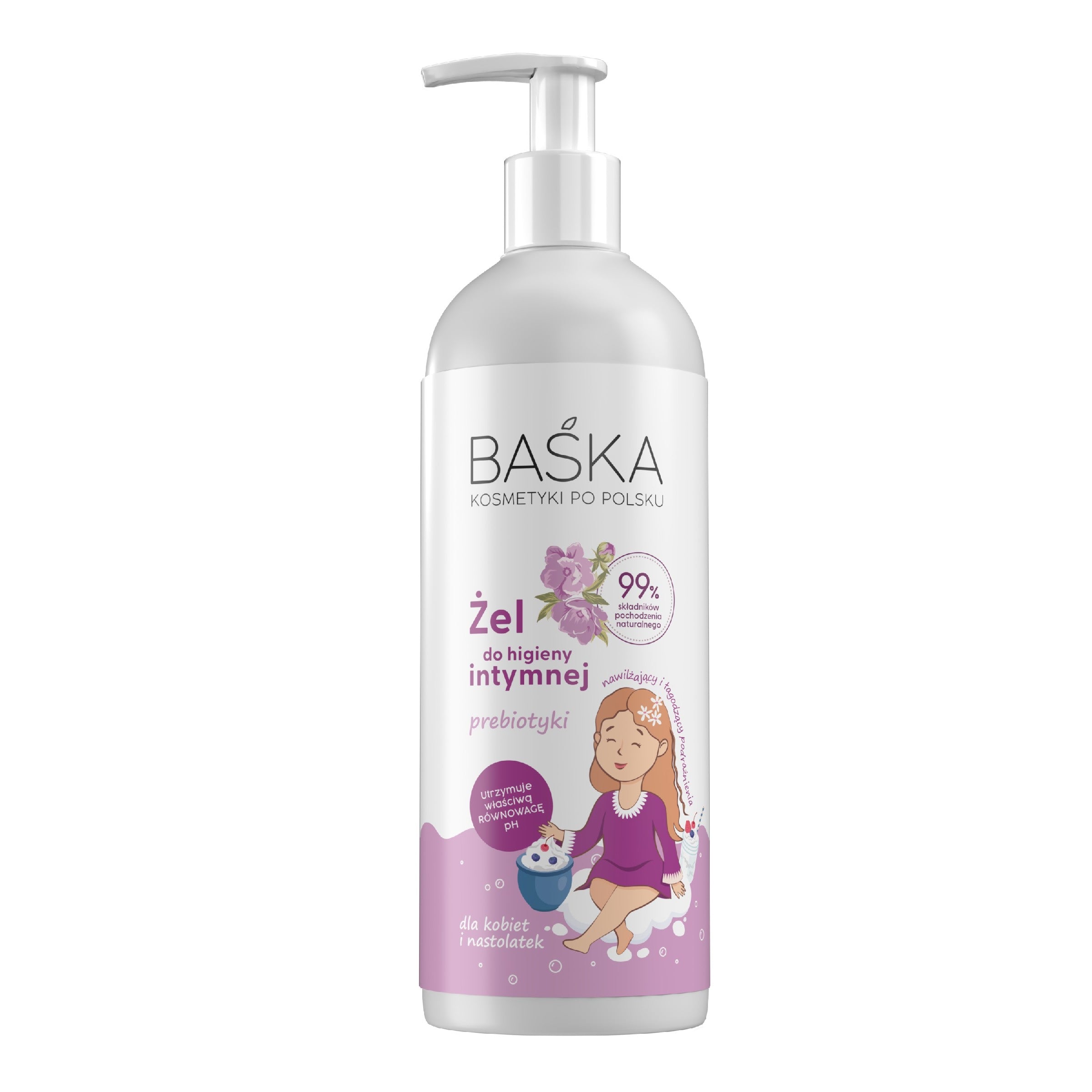 BAŚKA Intimate Hygiene Gel - Prebiotics 400 ml | Vaistine1.lt