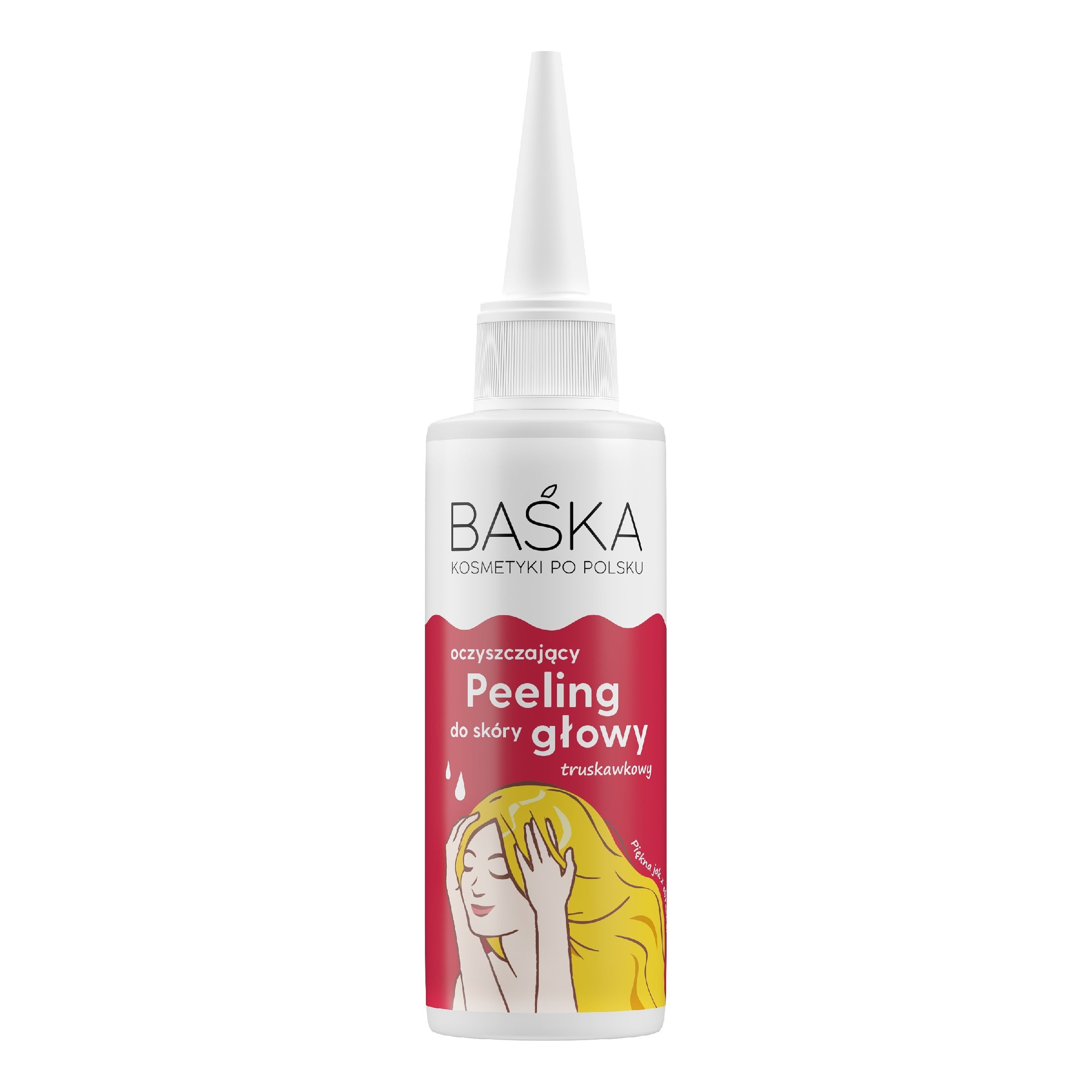 BAŚKA Cleansing Peeling for the Scalp - Strawberry 100ml | Vaistine1.lt