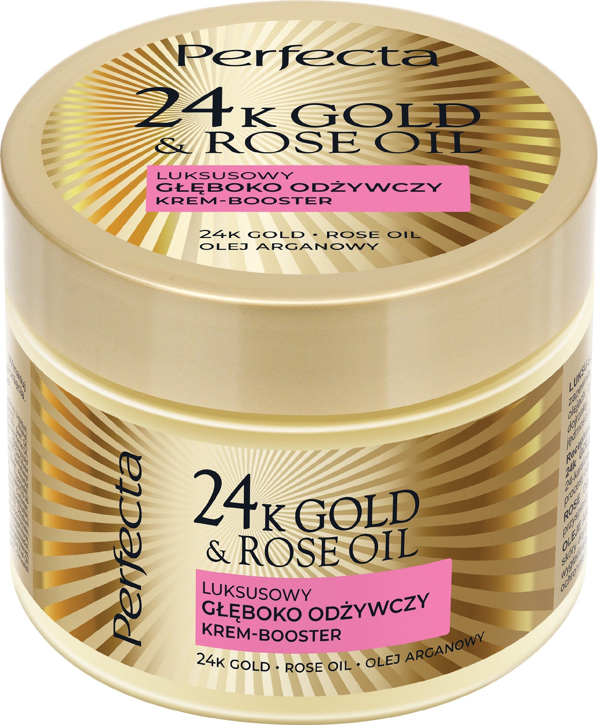 PERFECTA 24K Gold&Rose Oil Luxurious deeply nourishing cream-booster | Vaistine1.lt