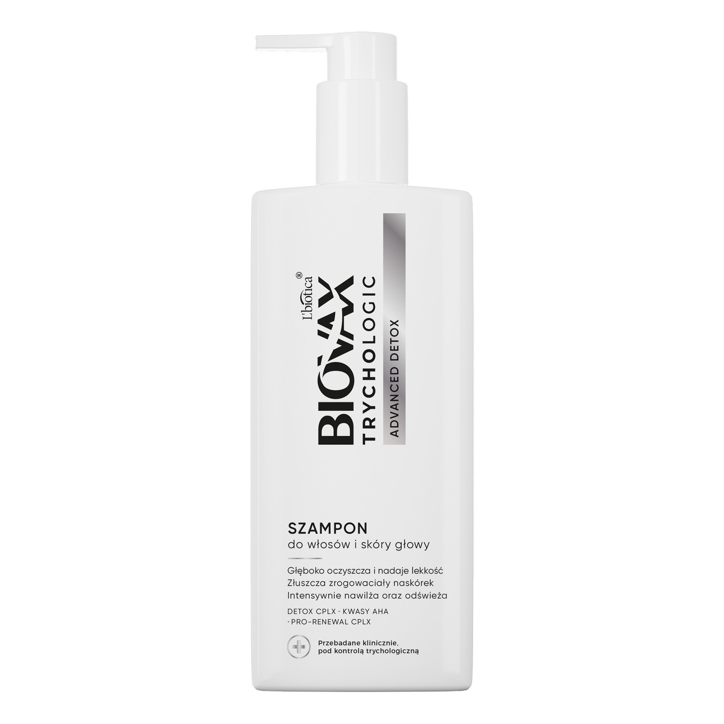 L`BIOTICA Biovax Trichological Shampoo for Hair and Scalp Advanced Detox 200 ml | Vaistine1.lt