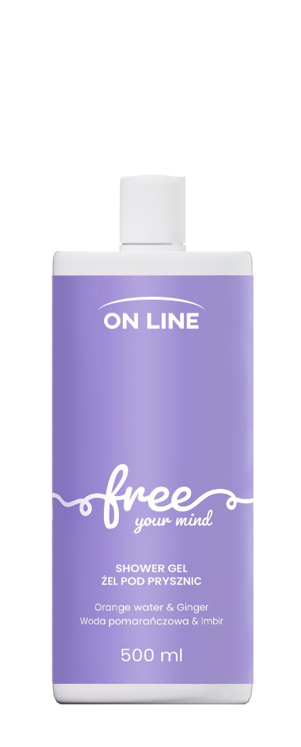 ON LINE Emotions Shower Gel Free - ginger and orange water 500 ml | Vaistine1.lt