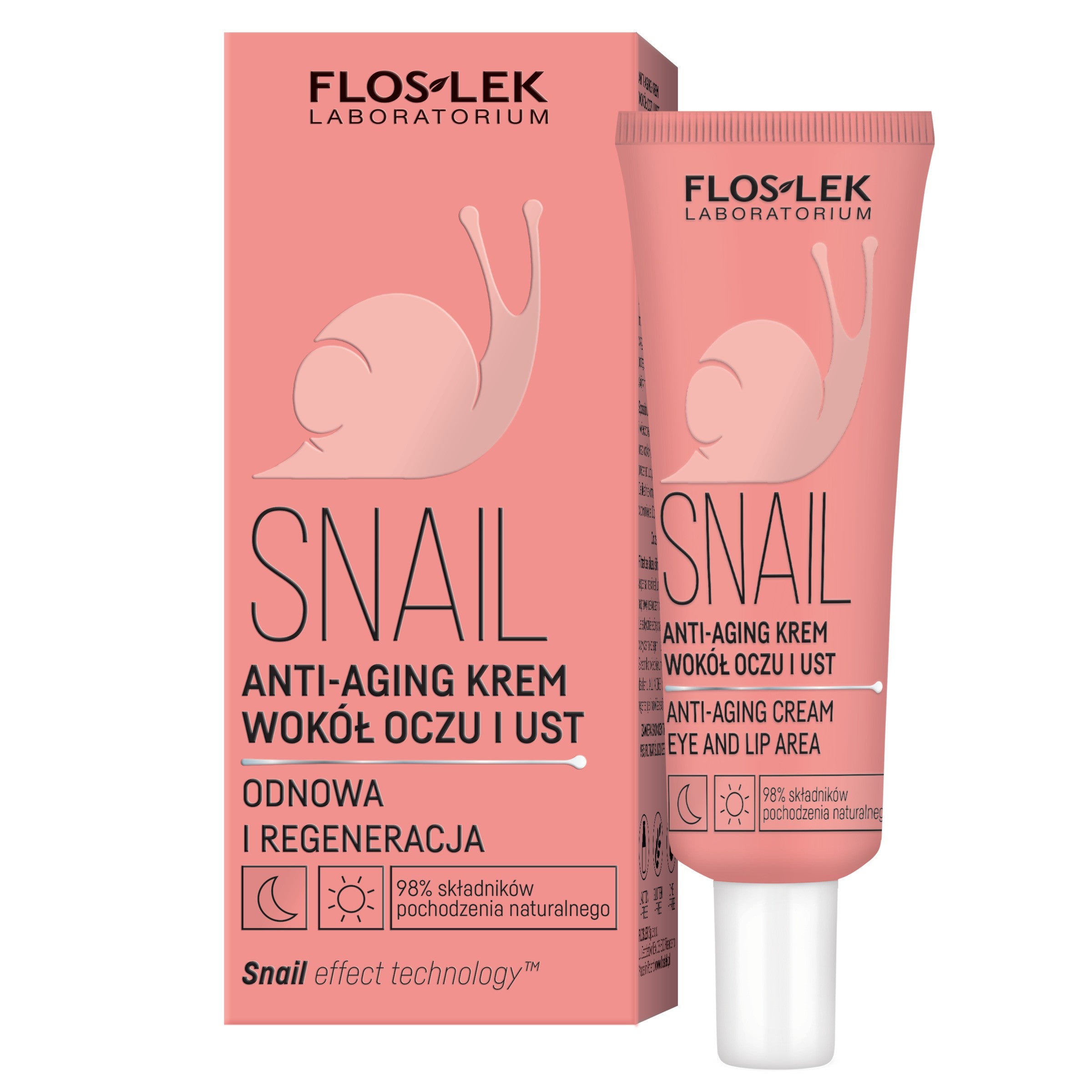 FLOSLEK Snail Cream anti-aging around the eyes and lips 30 ml | Vaistine1.lt