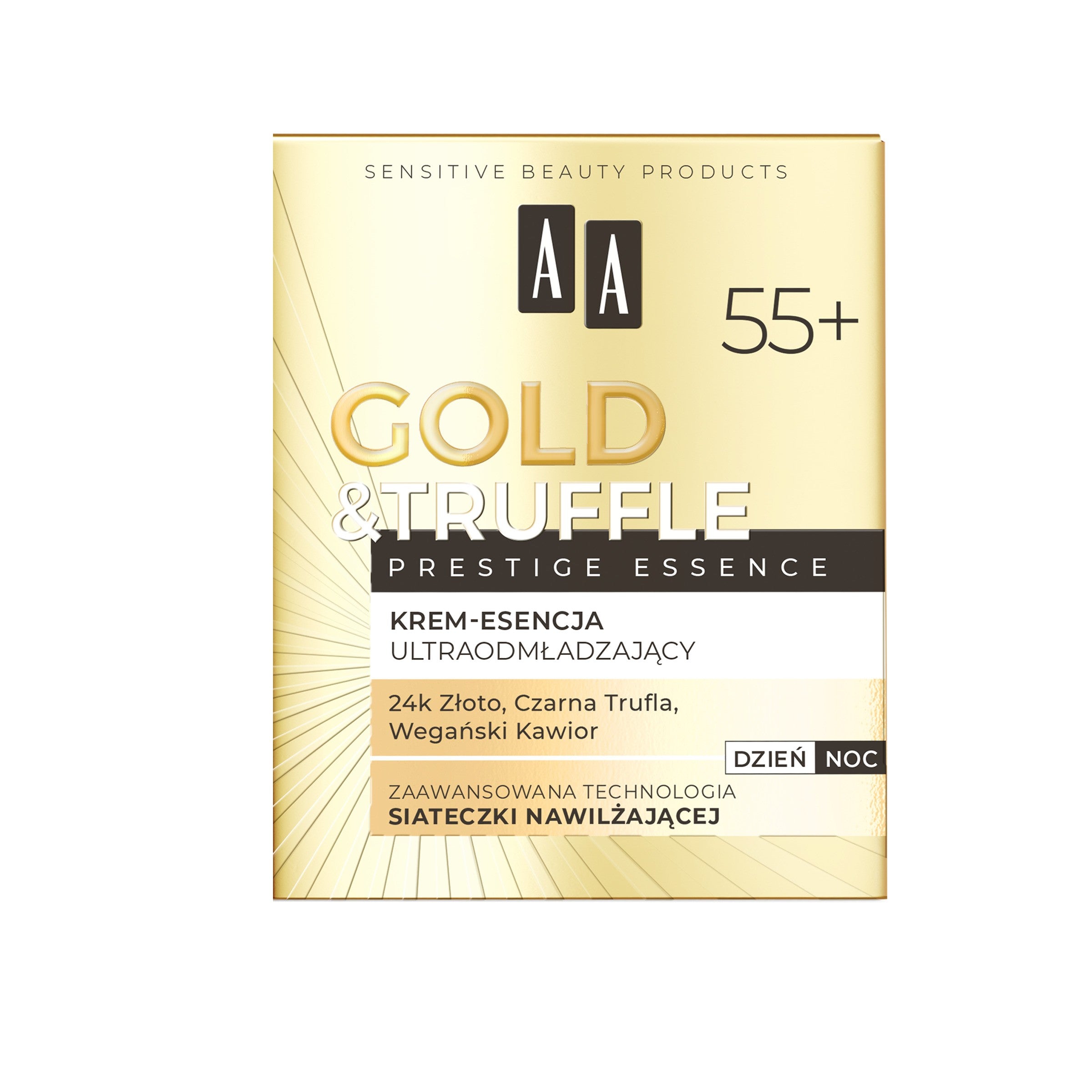 AA Gold & Truffle Prestige Essence 55+ Deep Rebuilding Cream-Essence Day/Night 50 ml | Vaistine1.lt