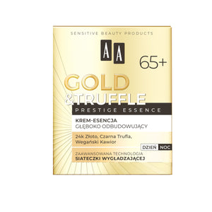 AA Gold & Truffle Prestige Essence 65+ Ultra rejuvenating cream-essence day/night 50 ml | Vaistine1.lt