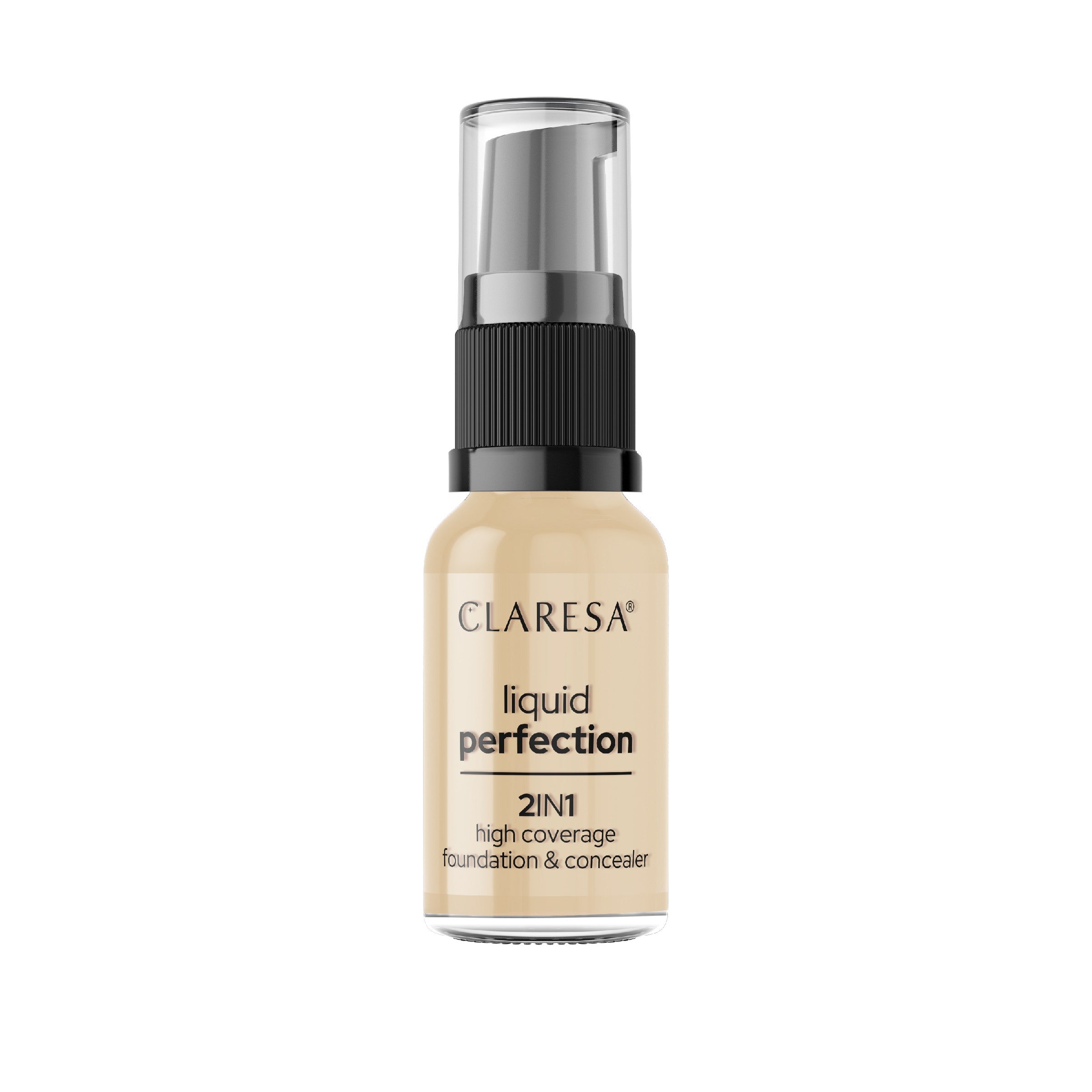 CLARESA Liquid Perfection Concealer and Foundation 2in1 103.5 Light Nude 18 g | Vaistine1.lt