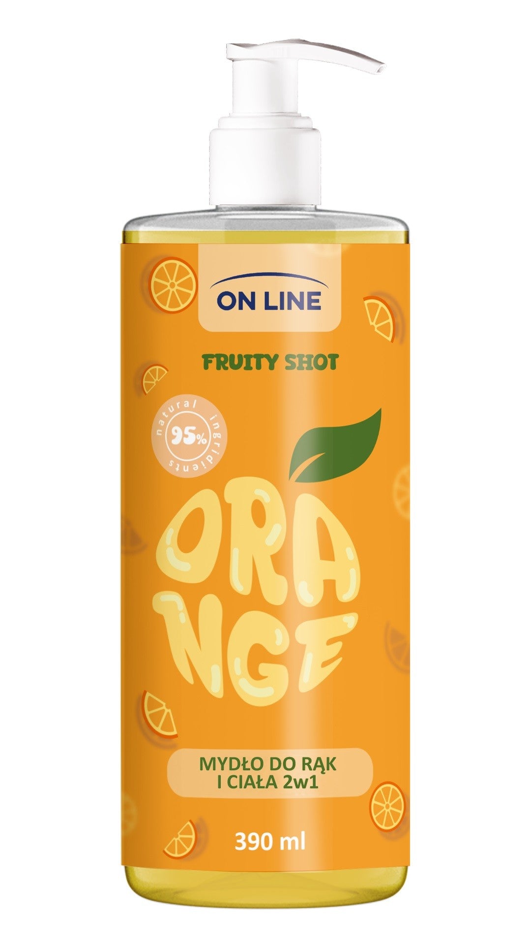 ON LINE Fruity Shot Soap Orange 390 ml | Vaistine1.lt