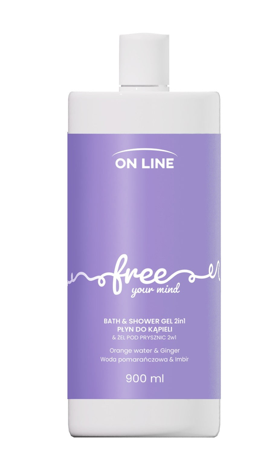 ON LINE Emotions Gel and bath liquid 2in1 Free 900 ml | Vaistine1.lt