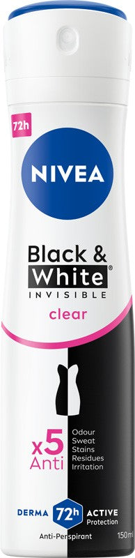 NIVEA Women's Deodorant Spray INVISIBLE CLEAR  | Vaistine1.lt | WestPharmacy.eu