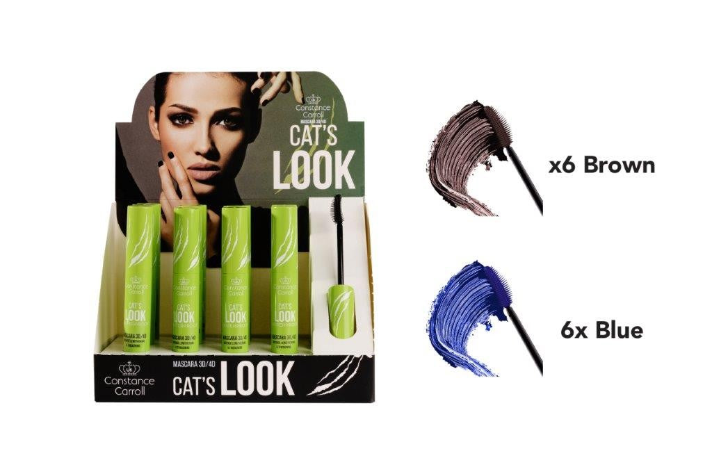 CONSTANCE CARROLL Set - Mascara 12 x Cat's (6xBlue + 6xBrown) | Vaistine1.lt | WestPharmacy.eu