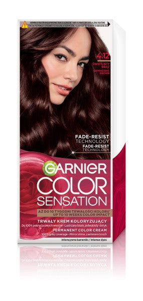 GARNIER Color Sensation Coloring Cream No. 4.12 - Luminous Brown 1pc. | Vaistine1.lt