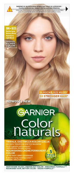 GARNIER Color Naturals Hair Color No. 9N (9.13) - Very Light Beige Blonde 1pc. | Vaistine1.lt