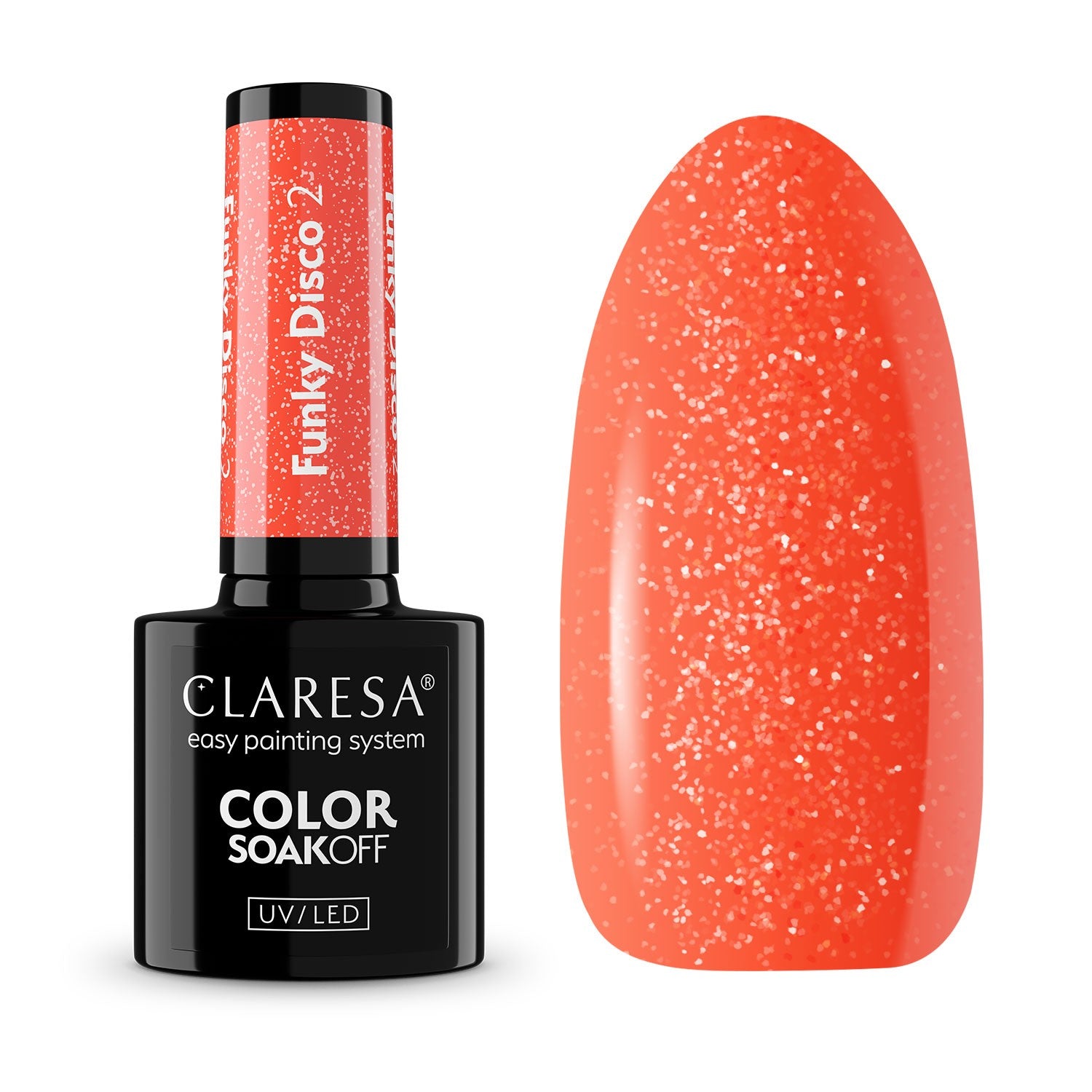 CLARESA N Hybrid nail polish - Funky Disco 2 | Vaistine1.lt