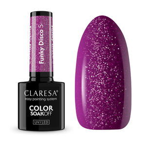 CLARESA N Hybrid nail polish - Funky Disco 5 | Vaistine1.lt