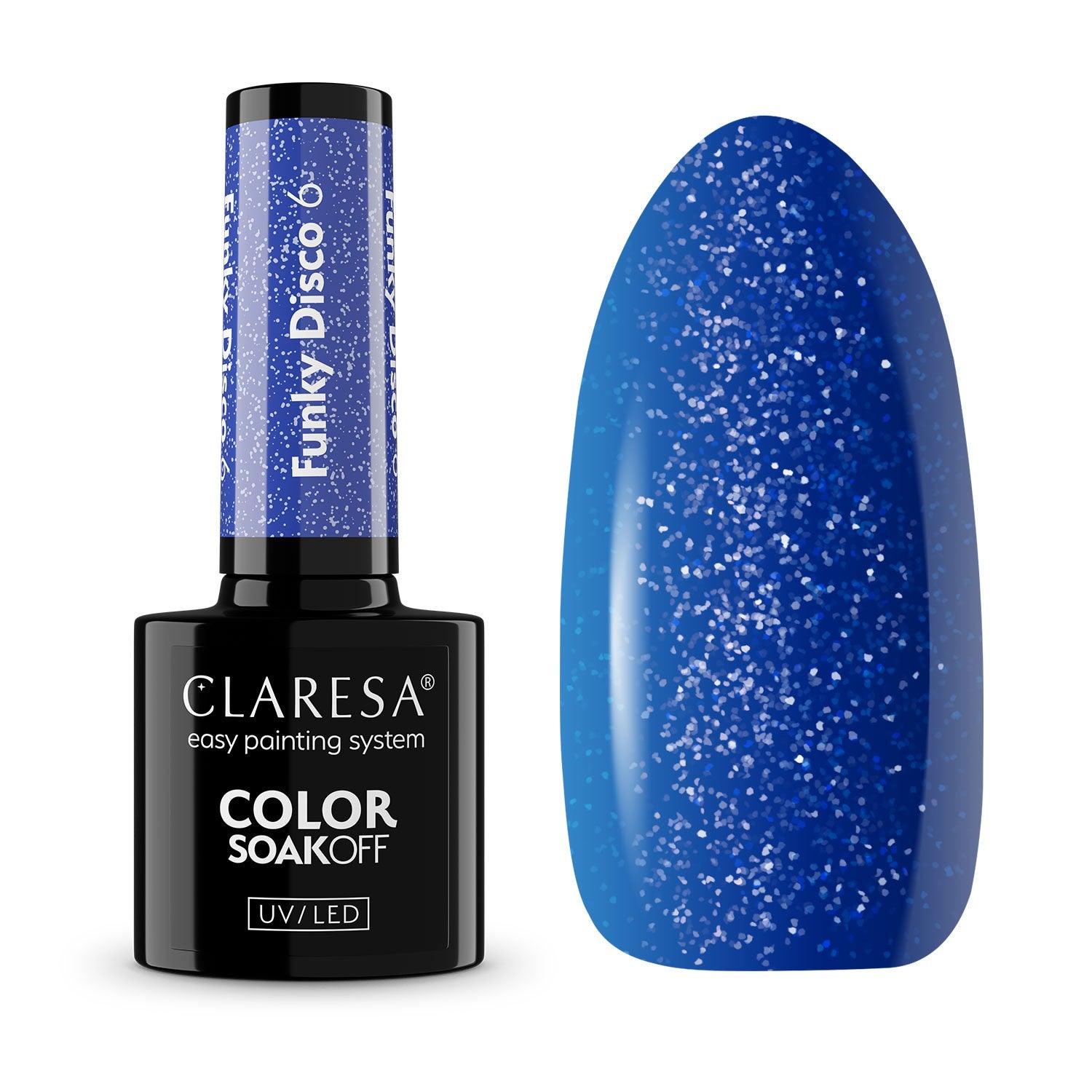 CLARESA N Hybrid nail polish - Funky Disco 6 | Vaistine1.lt