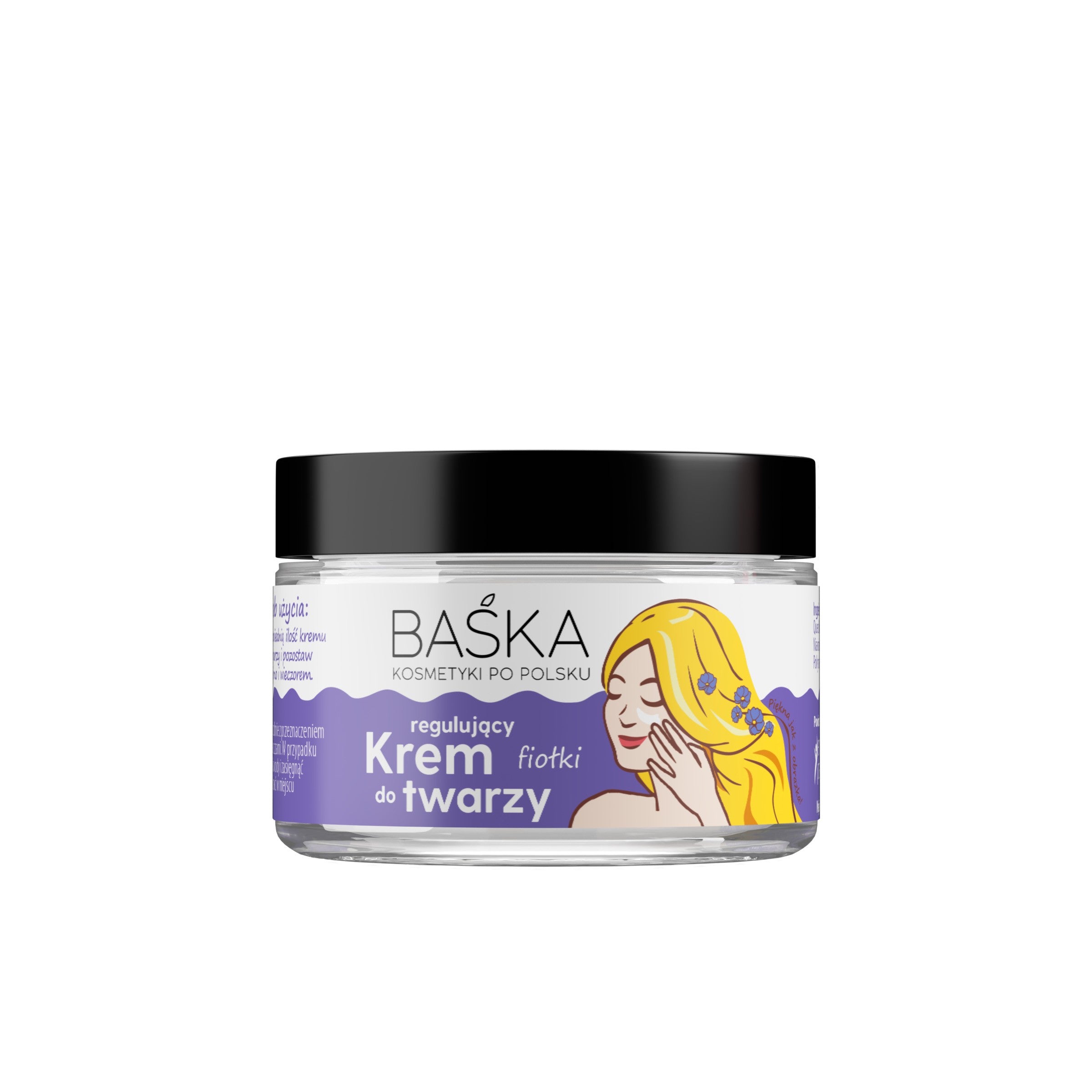 BAŚKA Face Cream - regulating violets 50 ml | Vaistine1.lt