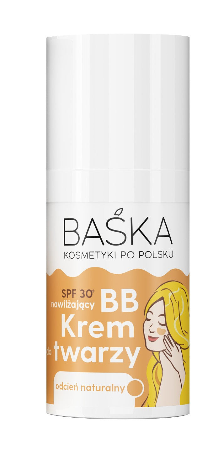 BAŚKA Moisturizing Face Cream - BB shade natural 30 SPF 30 ml | Vaistine1.lt