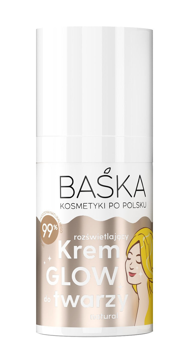 BAŚKA Face Cream - GLOW Natural 30 ml | Vaistine1.lt