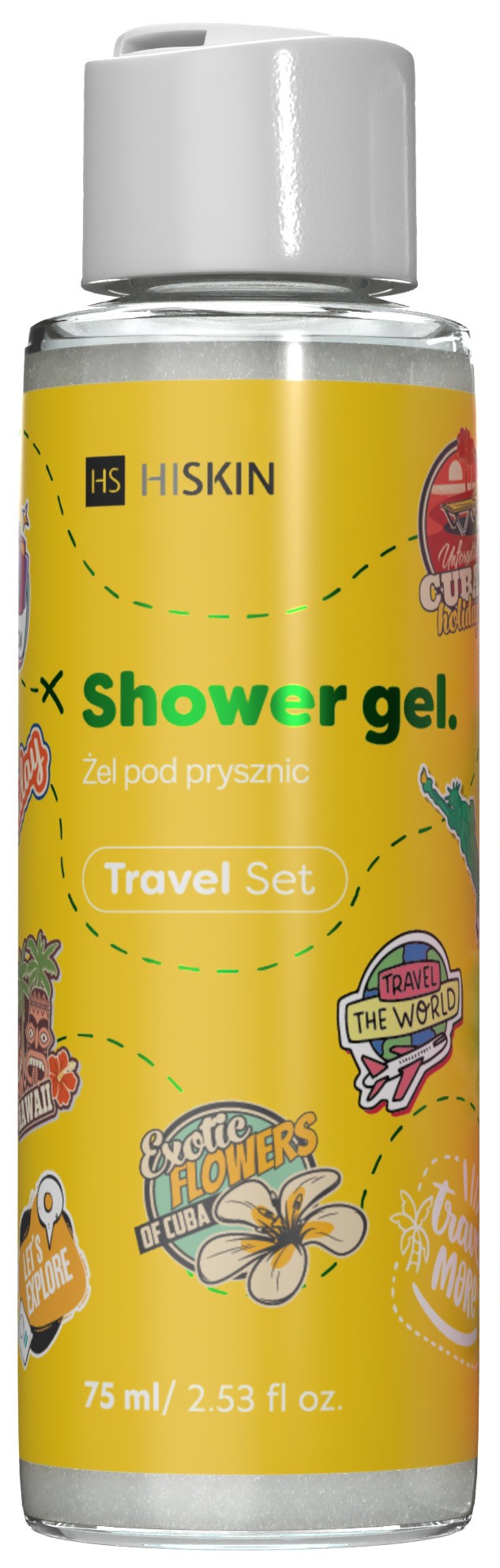 HISKIN Travel Set Shower Gel 75 ml | Vaistine1.lt