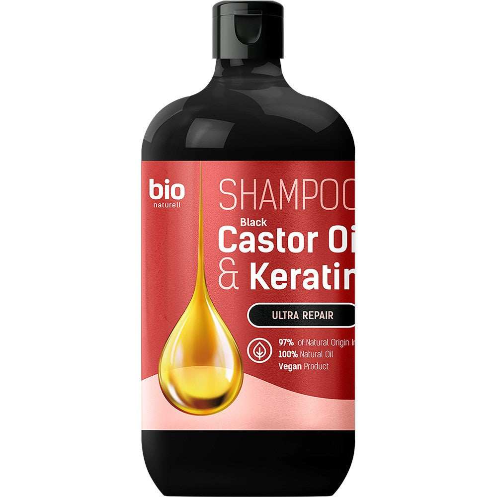 ELFA Black Castor Oil & Keratin Shampoo for all hair types 946 ml | Vaistine1.lt