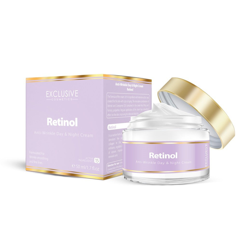 EXCLUSIVE Anti-wrinkle cream with retinol for day and night 50 ml | Vaistine1.lt