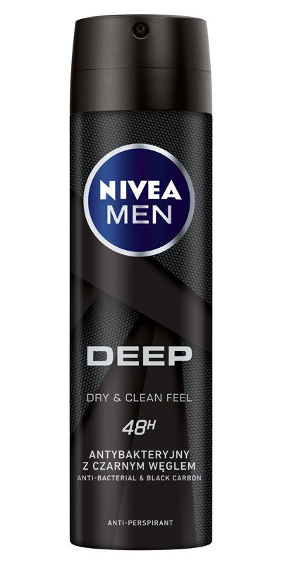 NIVEA MEN Antiperspirant Spray Deep 150 ml | Vaistine1.lt | WestPharmacy.eu