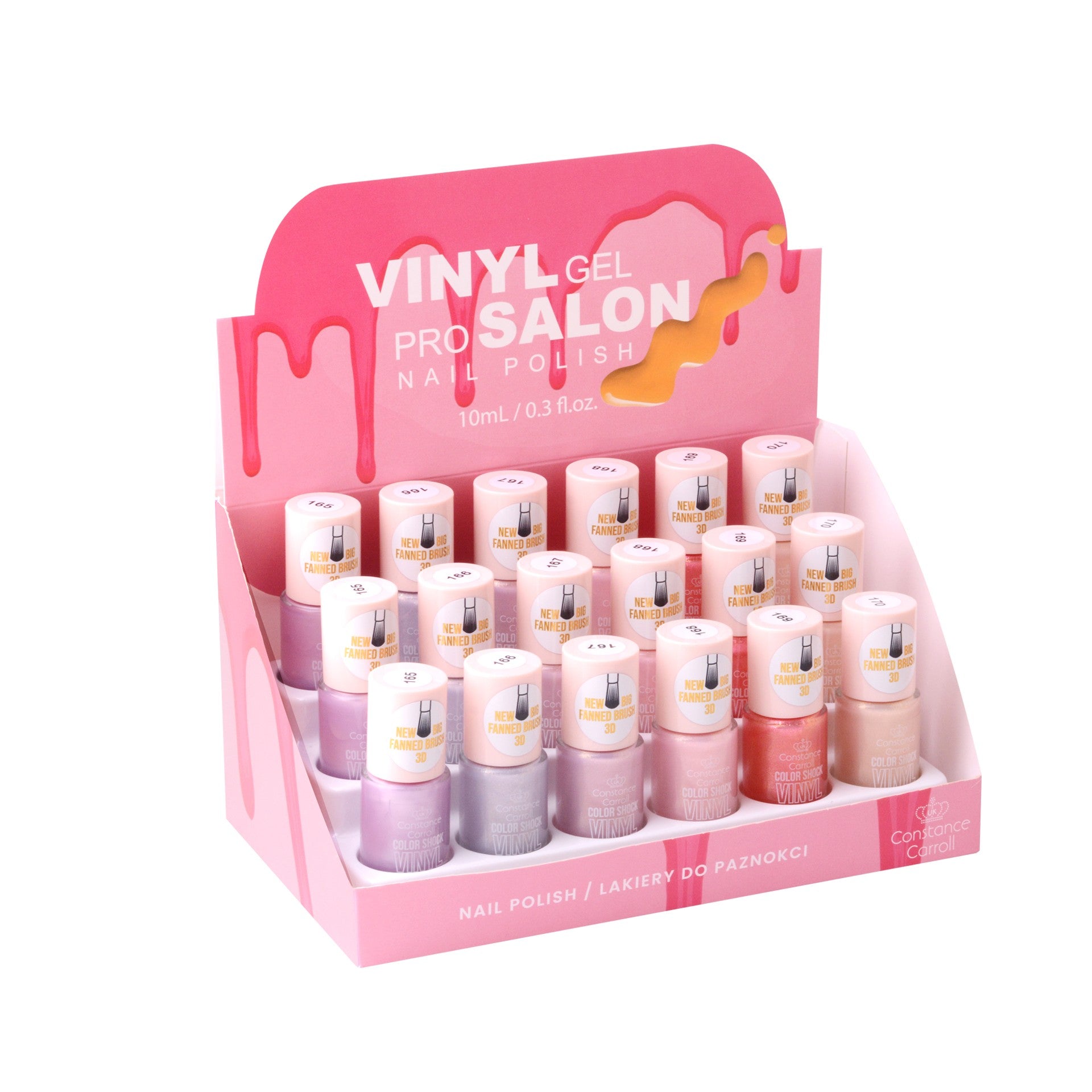 CONSTANCE CARROLL Nail Polish Set 10 ml 6 colors x 3 pcs 165-170 NEW | Vaistine1.lt