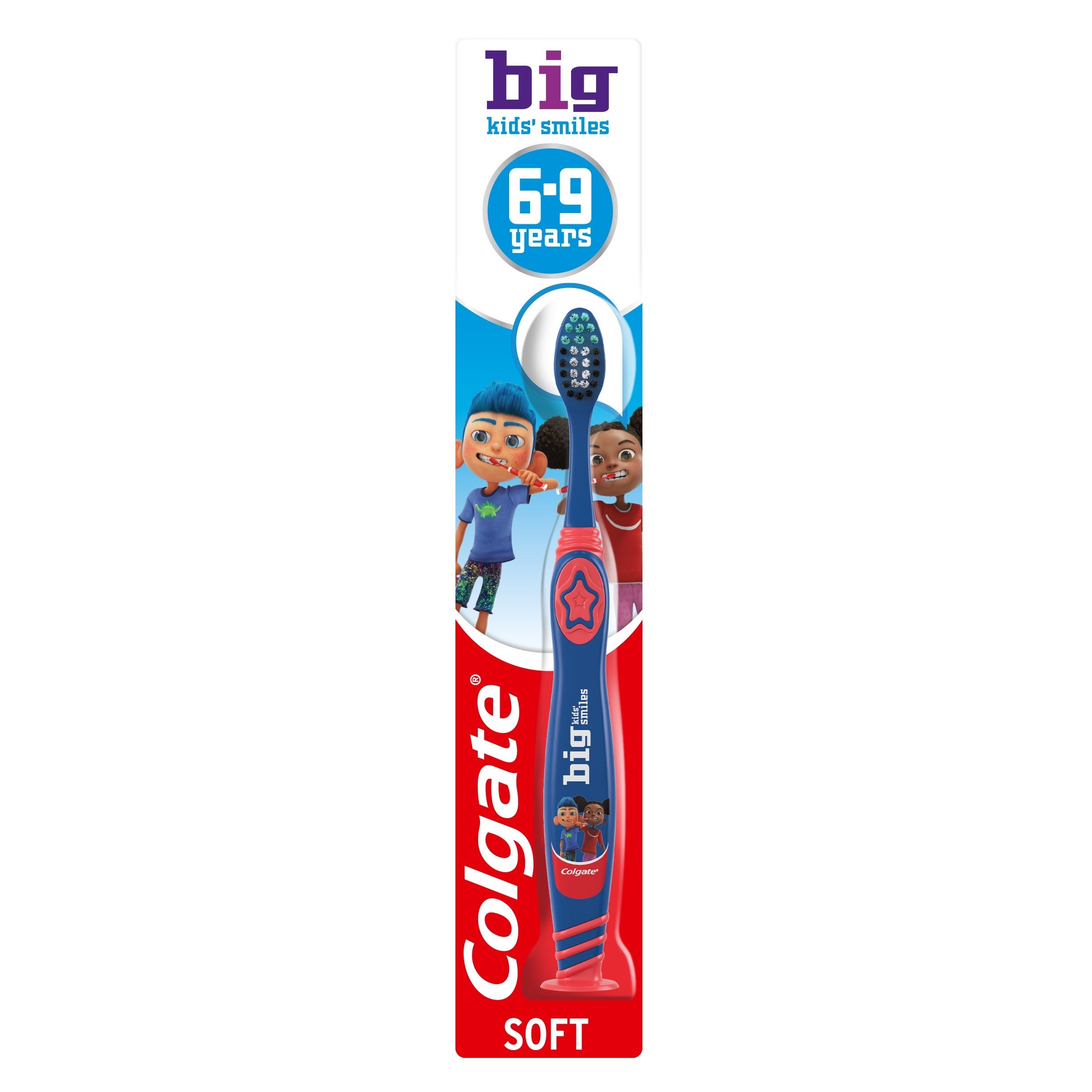 COLGATE Big Kids Smiles Toothbrush for Children - Soft 6 - 9 years | Vaistine1.lt