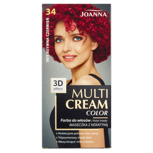 JOANNA MULTI CREAM Color 34 Intense Red | Vaistine1.lt