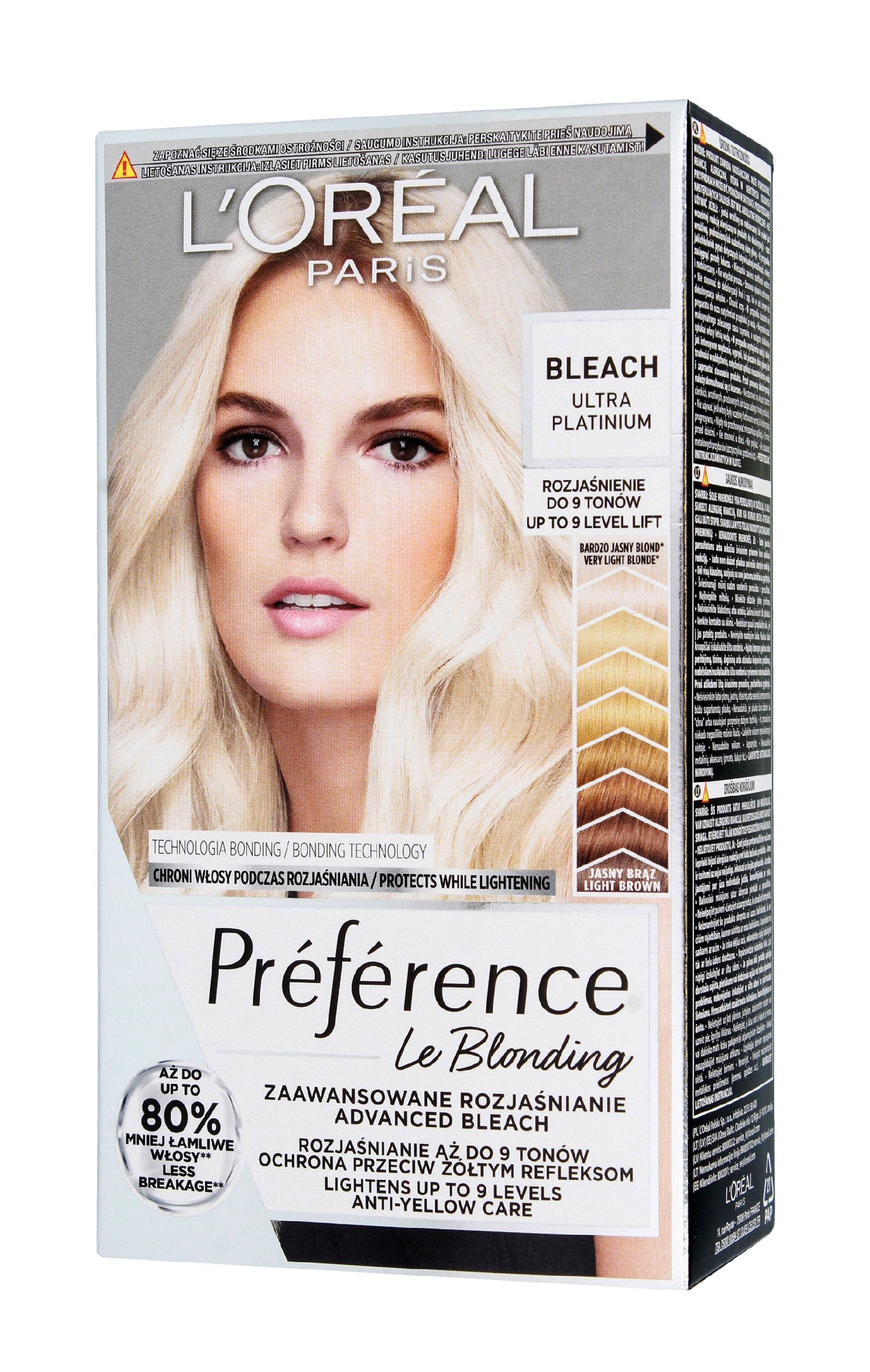 LOREAL Preference Hair Color Ultra Platinum Bleach 1 pc. | Vaistine1.lt | WestPharmacy.eu