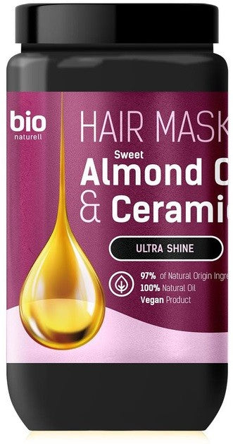 BIO NATURELL Sweet Almond Oil & Ceramides Hair Mask 946 ml | Vaistine1.lt