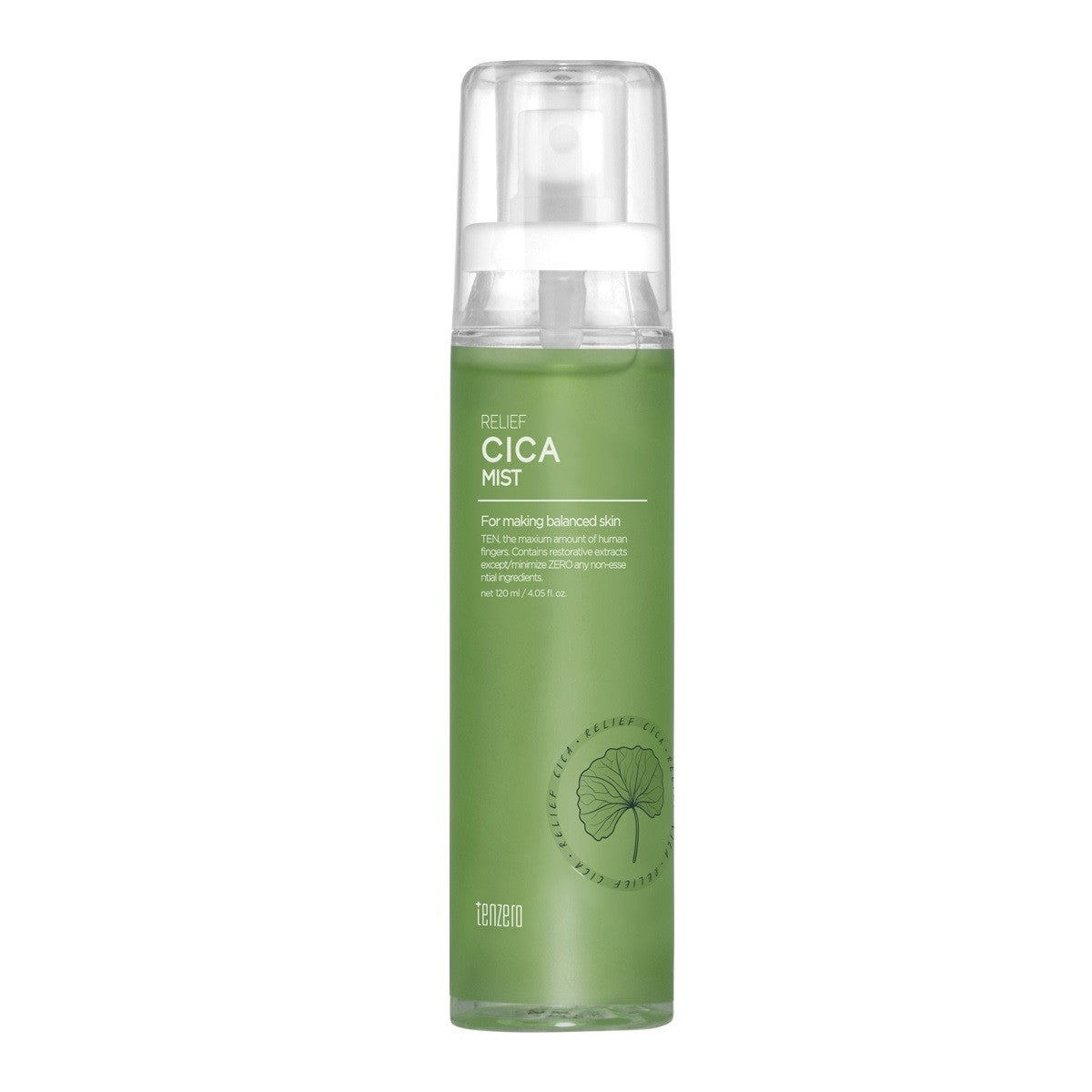 TENZERO Soothing Face Mist Relief Cica 120 ml | Vaistine1.lt