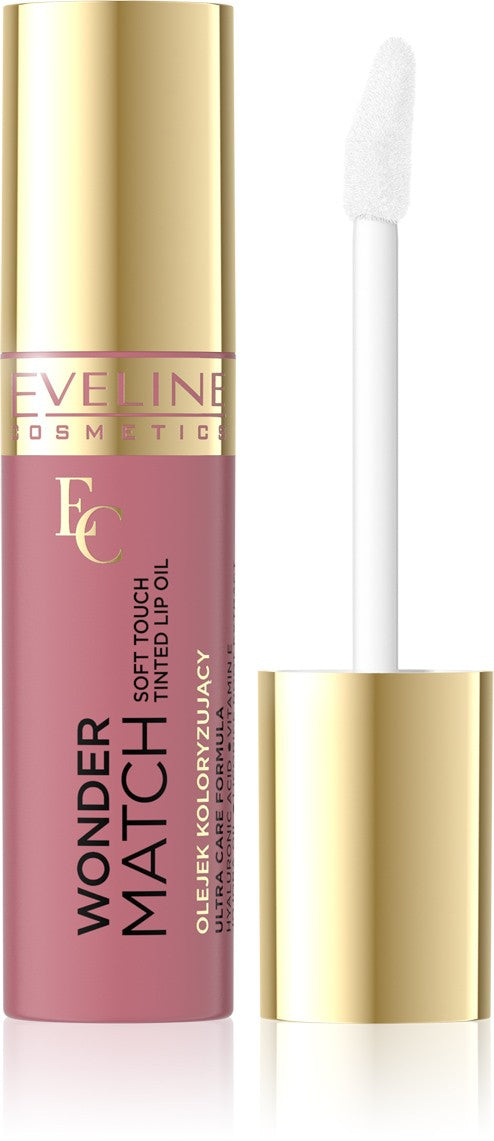 EVELINE Wonder Match Nourishing Smoothing Lip Oil No. 03-Strawberry Ice Cream 5 ml | Vaistine1.lt