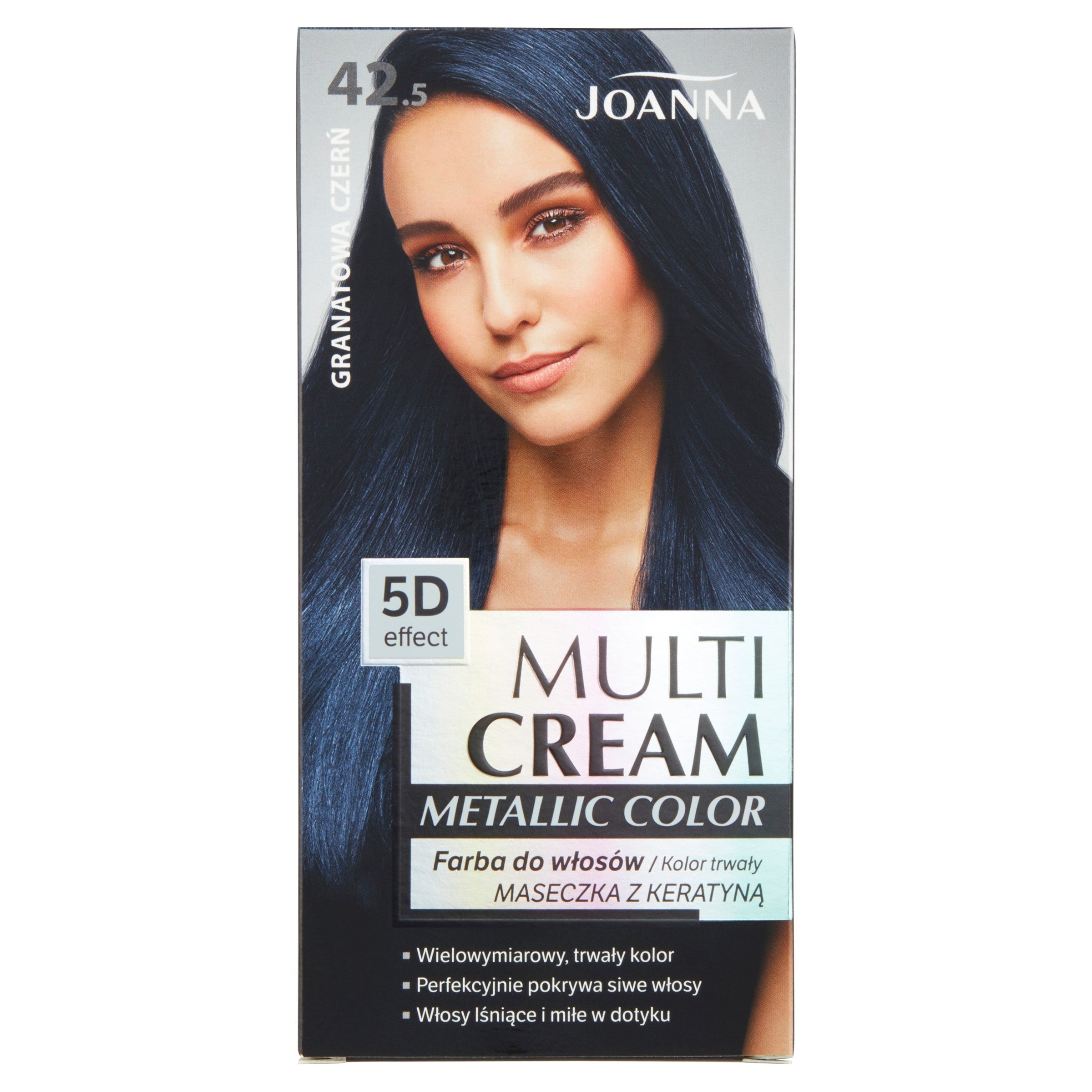 JOANNA Multi Cream Metallic Color Hair Dye No. 42.5 Navy Black. | Vaistine1.lt