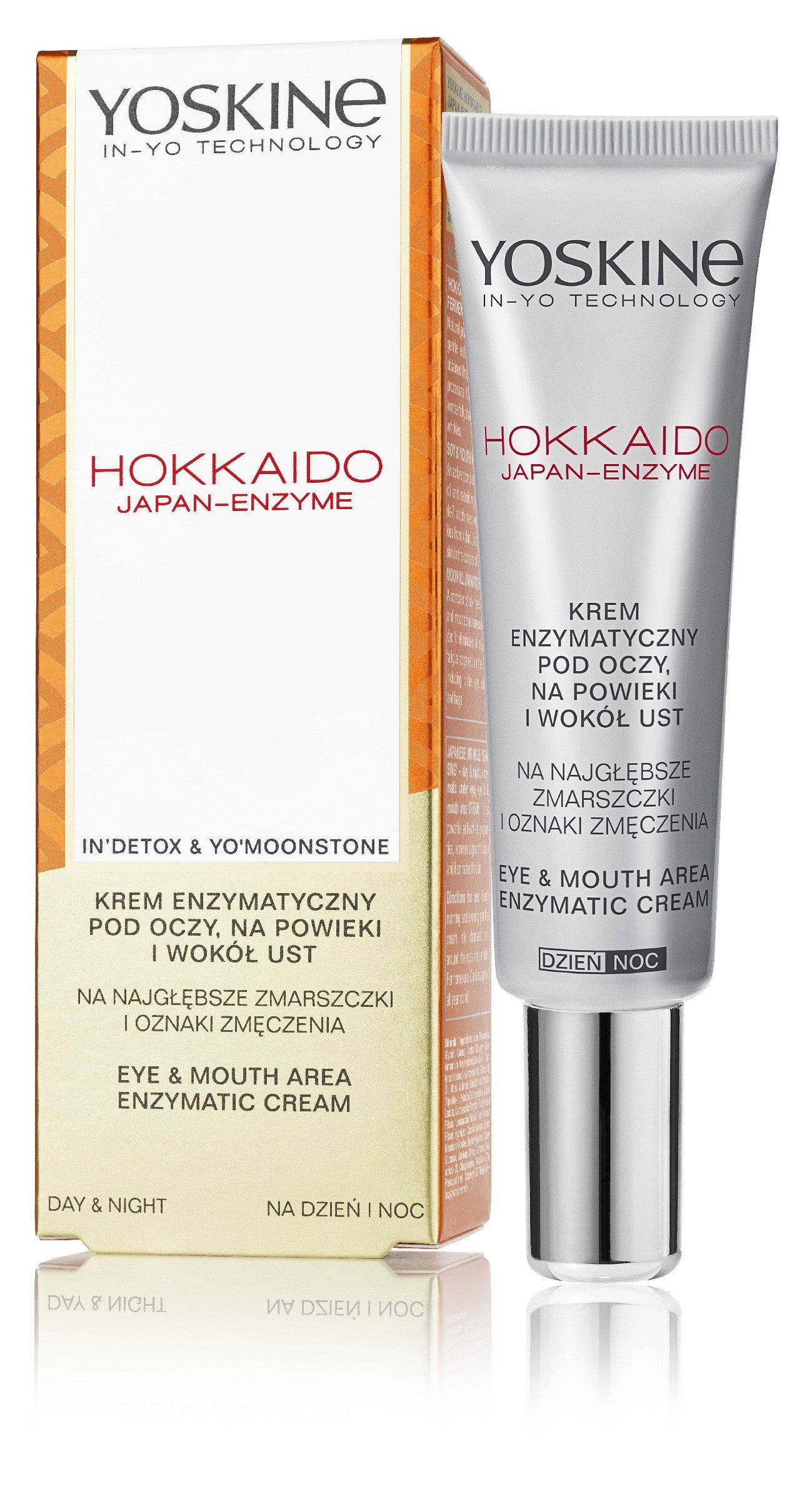 YOSKINE Hokkaido Japan-Enzyme Anti-wrinkle cream for the eyes with peptides and pumpkin enzymes 15 ml | Vaistine1.lt