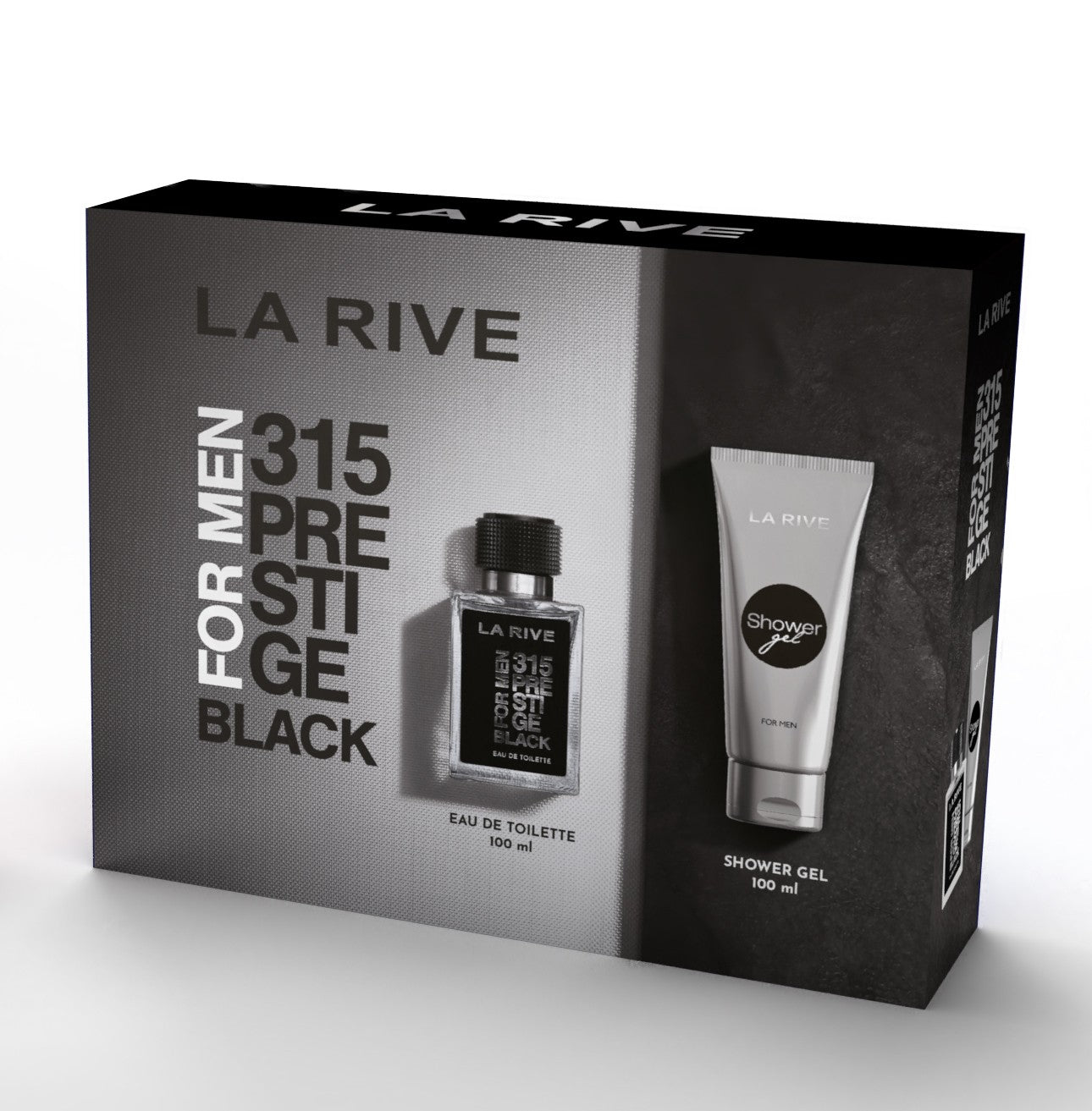 LA RIVE Man Gift set 315 Prestige Black (eau de toilette 100 ml + shower gel 100 ml) | Vaistine1.lt | WestPharmacy.eu