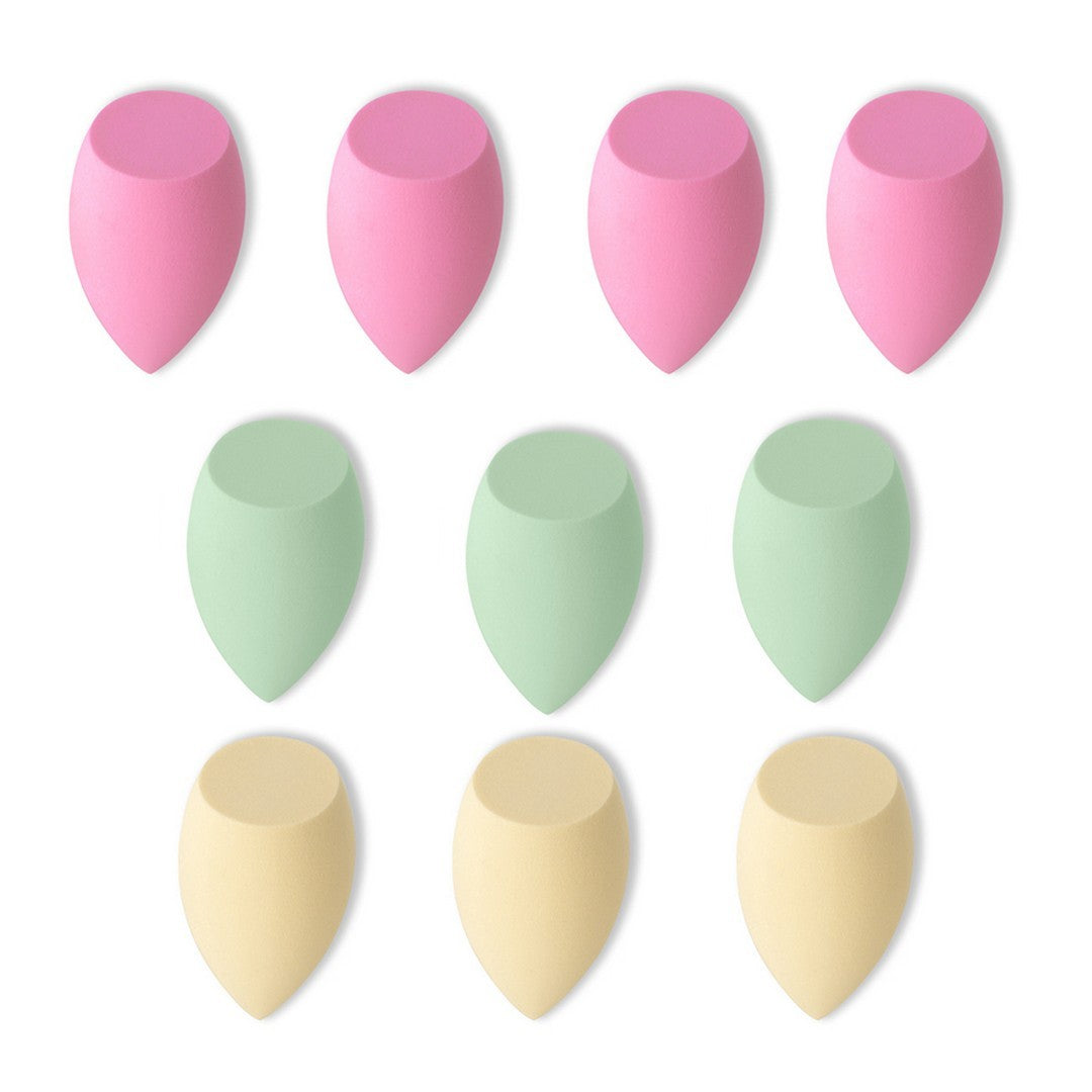 ECARLA SET GB11 Makeup sponges 10pcs PASTEL MINT | Vaistine1.lt